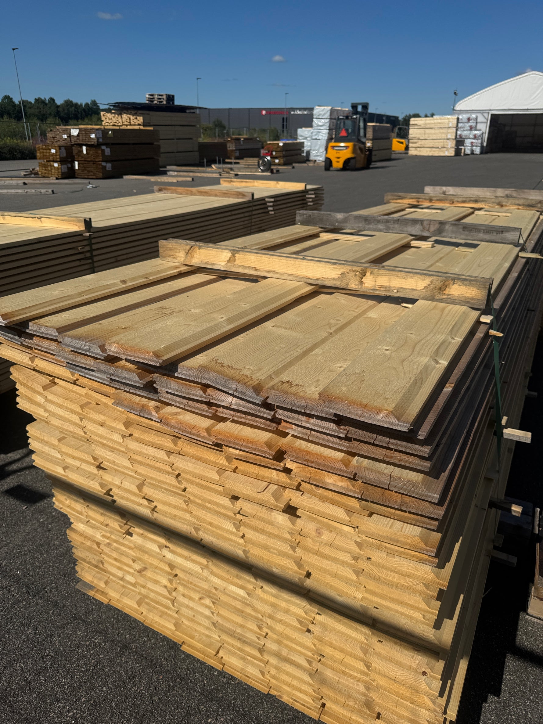 Paket Ytterpanel 22x145mm 4,80m 203st Obehandlad