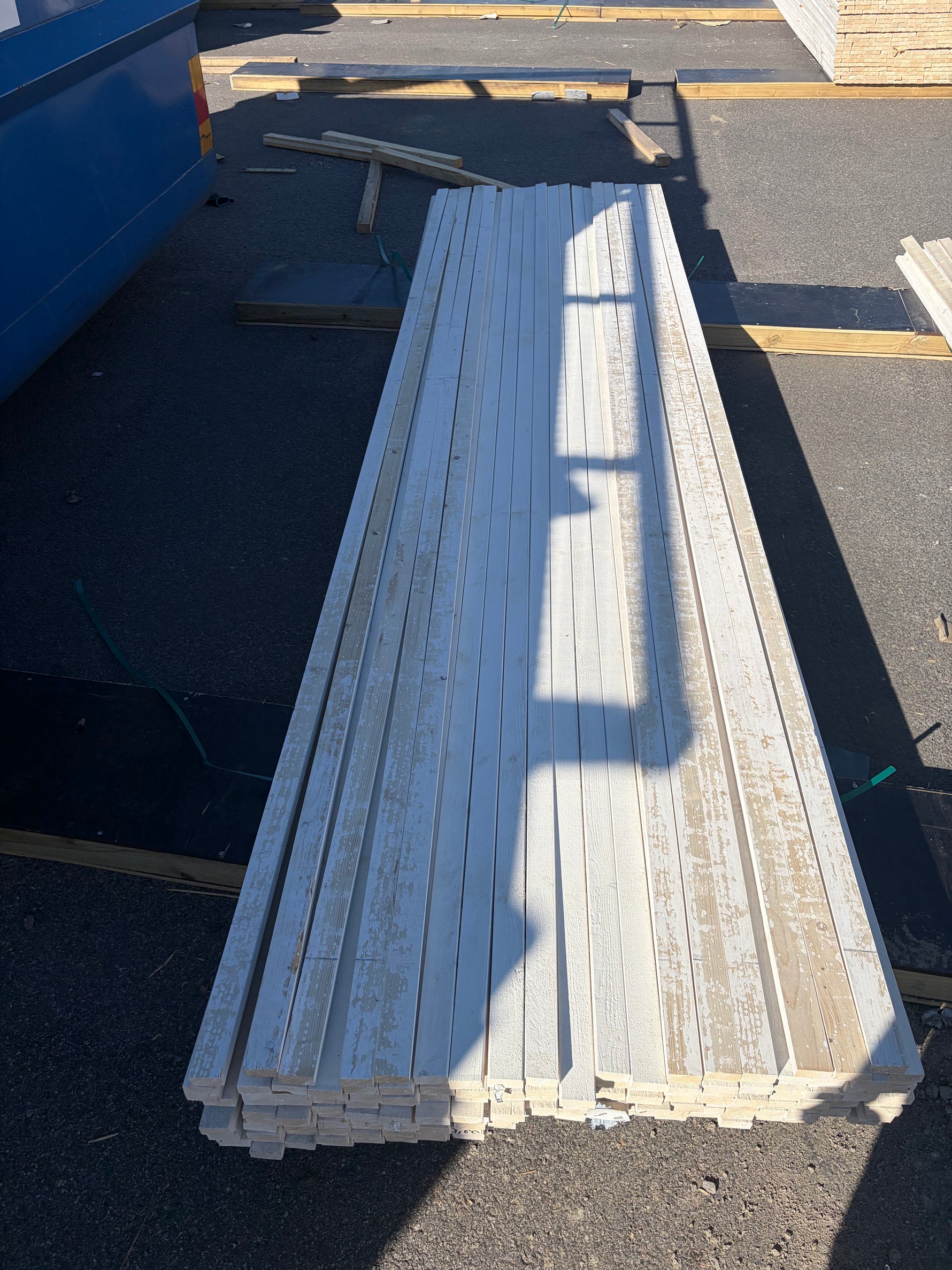 Parti Lockläkt 22x45mm, 190st 3.60m- Grundmålad