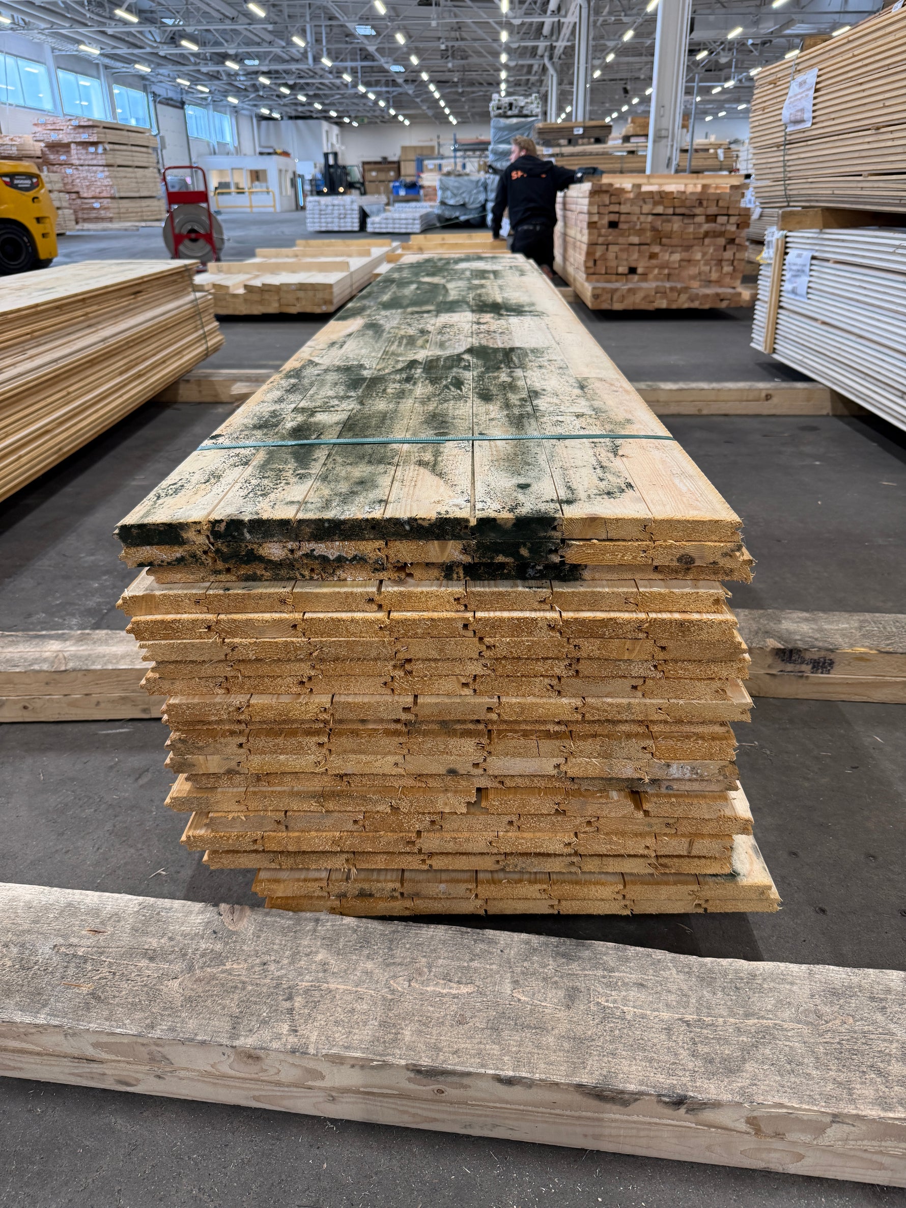Parti Råspontluckor 20x540x3600mm 21st (Mögelskadat)