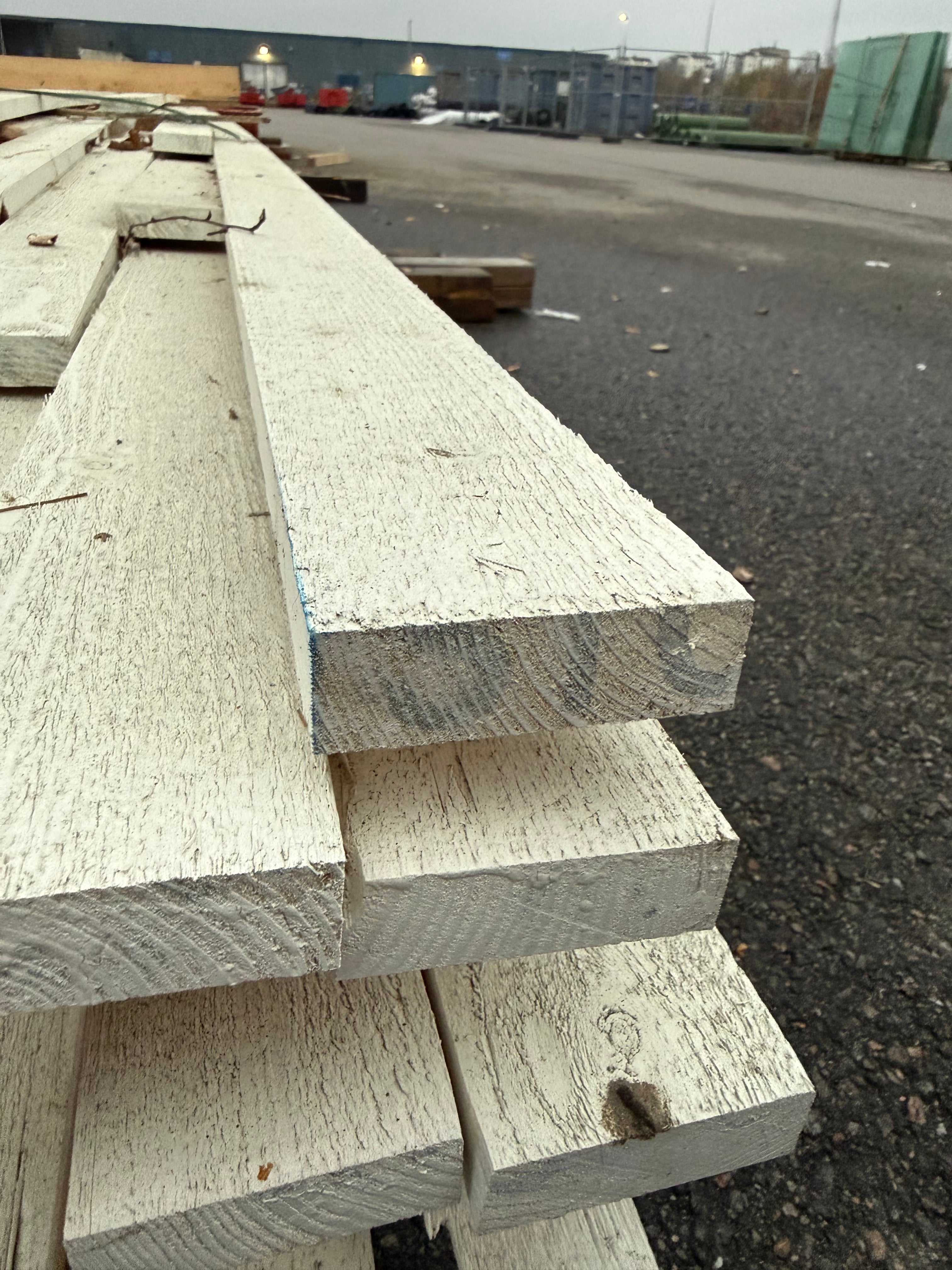 Paket Finsågad Panel 22x70mm – 146 st (3,60–5,40 m, Vit S0502-Y)