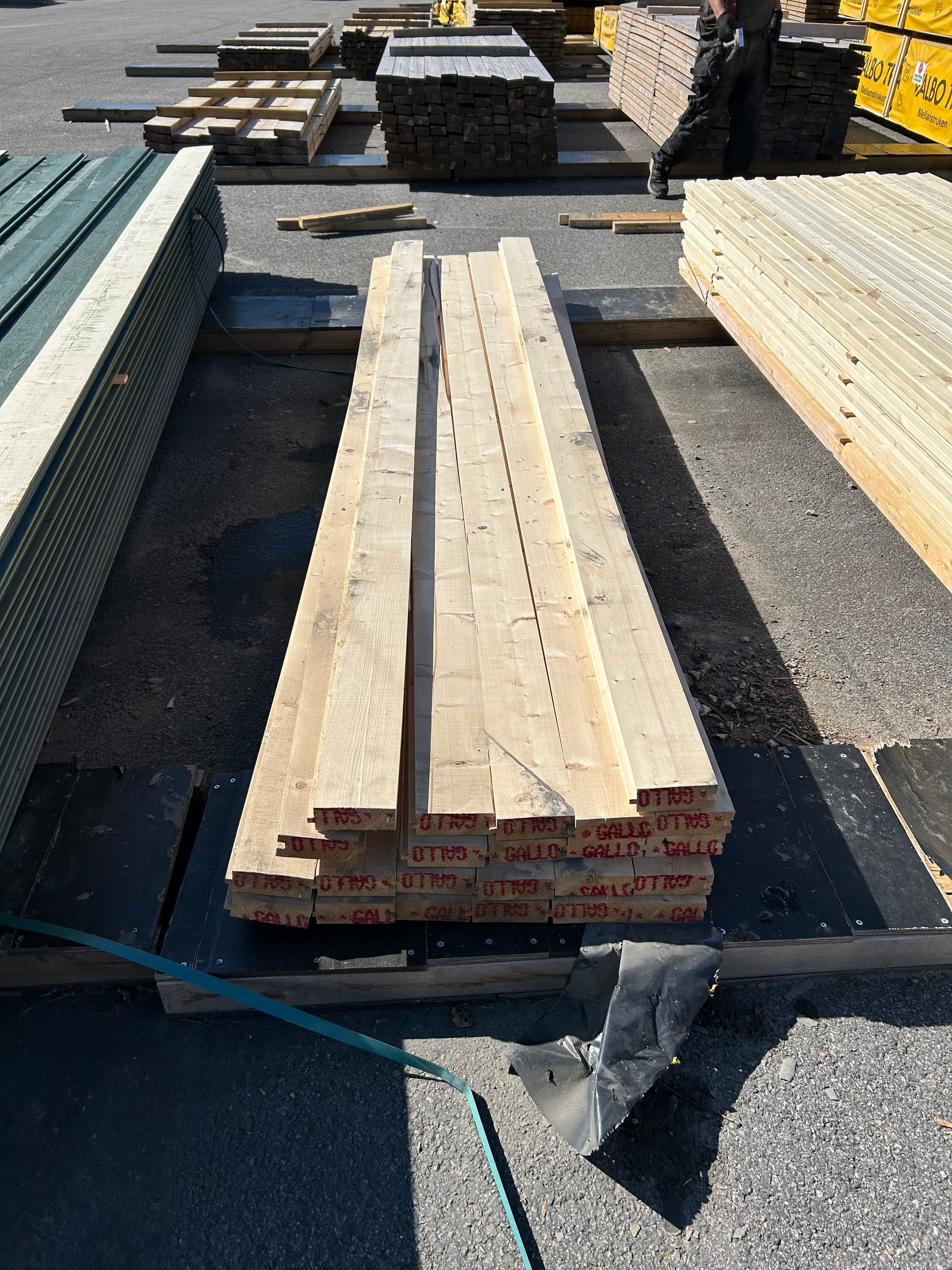 Paket Slätspont 45x120mm 3,00m 23st Gran