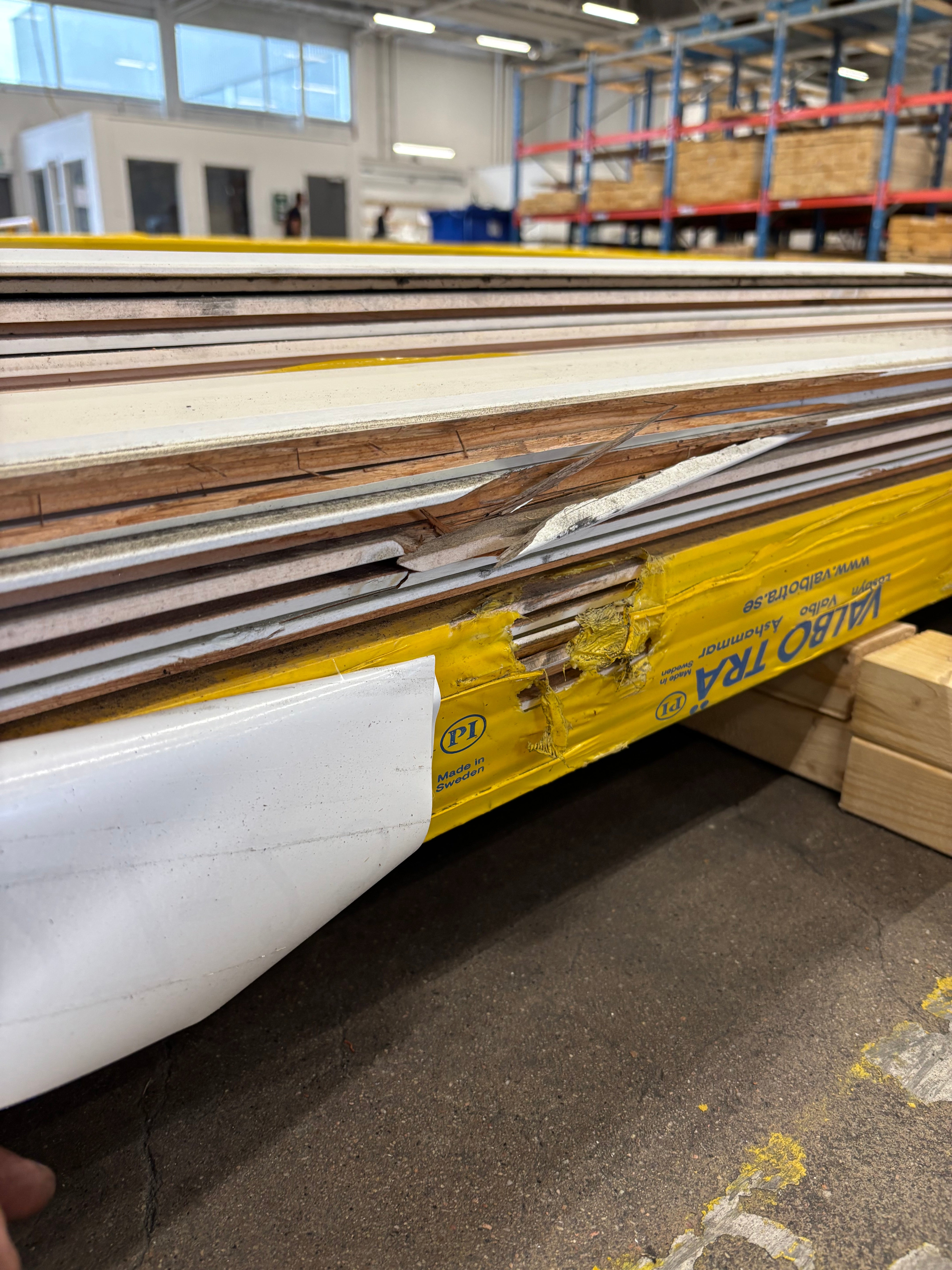 Paket Innerpanel 15x120mm 102st 4.15m – Vitmålad