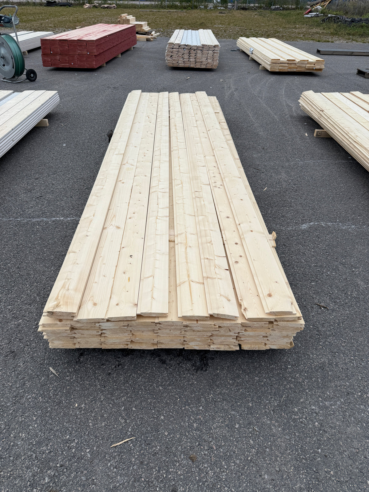 Paket Enkelfasspont 22x120mm, 82st 3,60m- Obehandlad