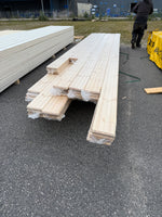 Parti Massivt Furugolv Borstad Ljusgrå Ekonomi 25x160 mm – 63,54 m²