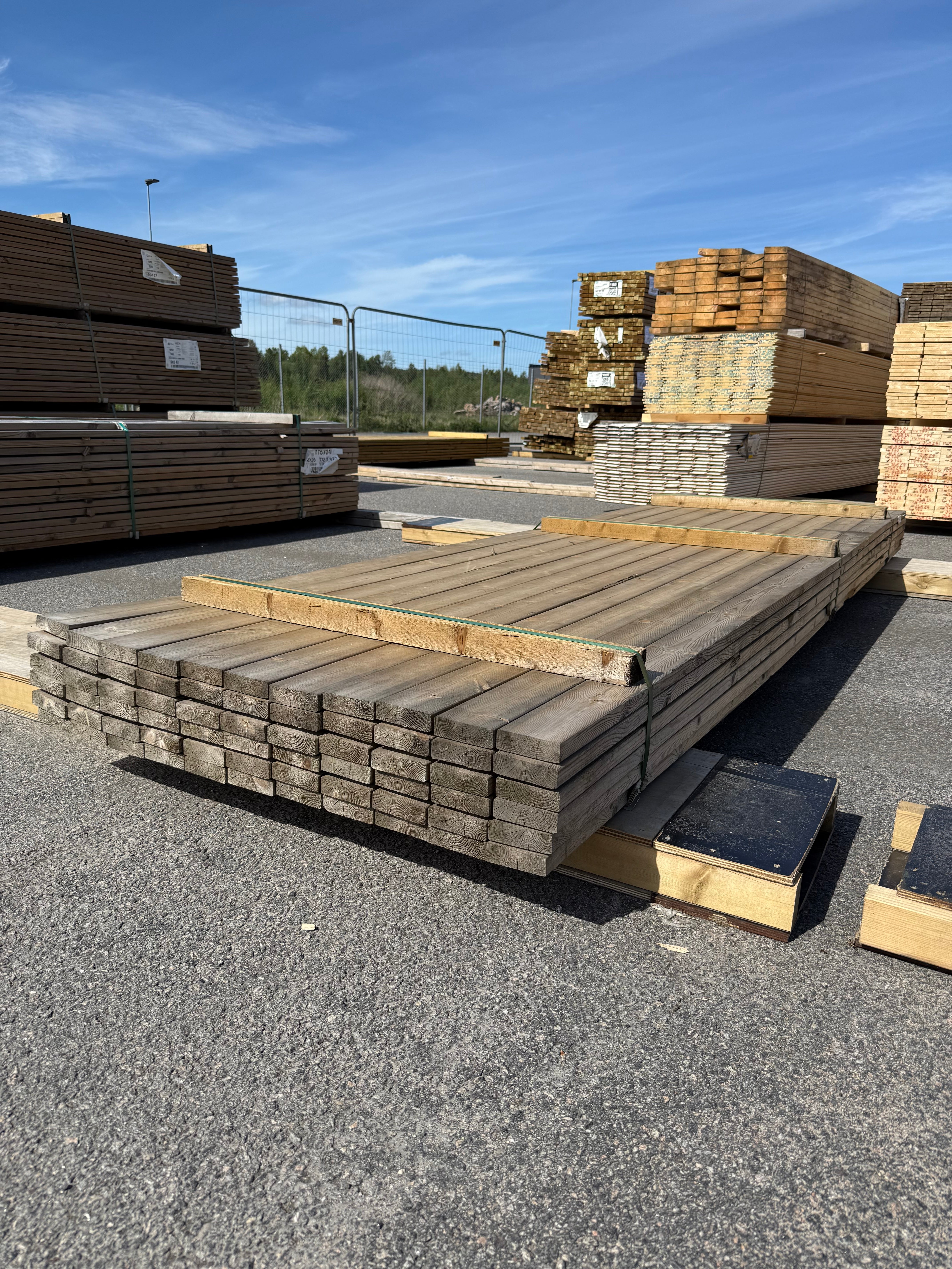 Paket Tryckimpregnerad Trall 28x95mm, 66st 3.60m (Väderbitet)