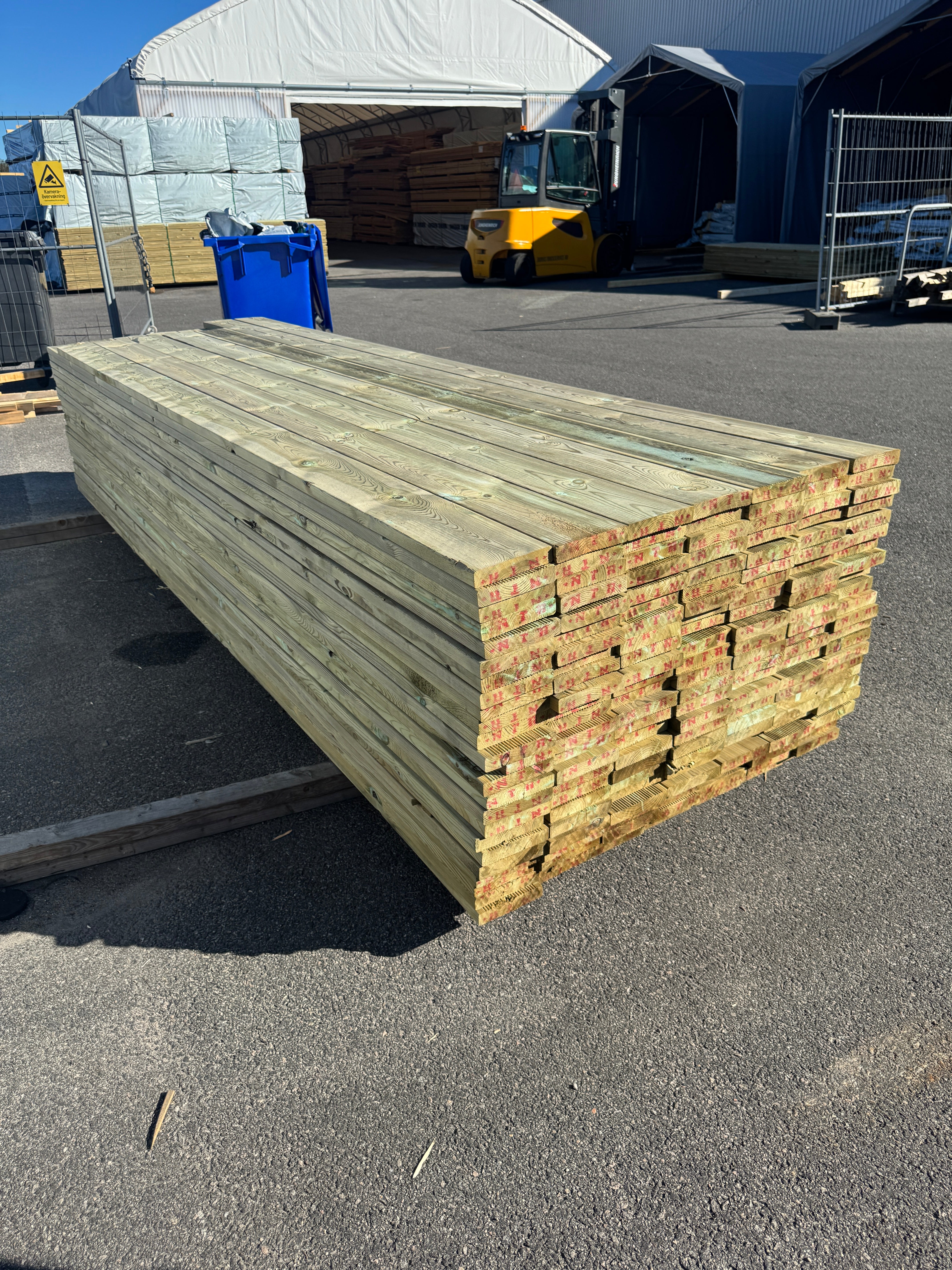 Paket Rillad Trall 28x145mm – 168 st (3,30–3,60 m, furu, NTR AB, B-sort)