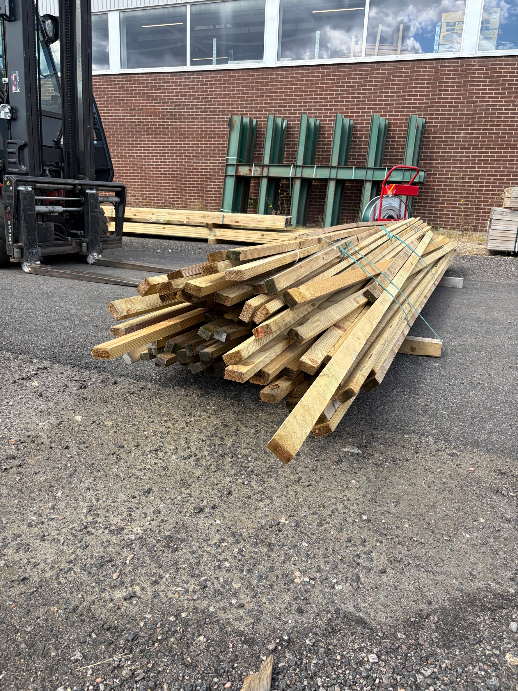 Paket Tryckimpregnerad Läkt 25x36/25x48mm, 3,6–4,2m
