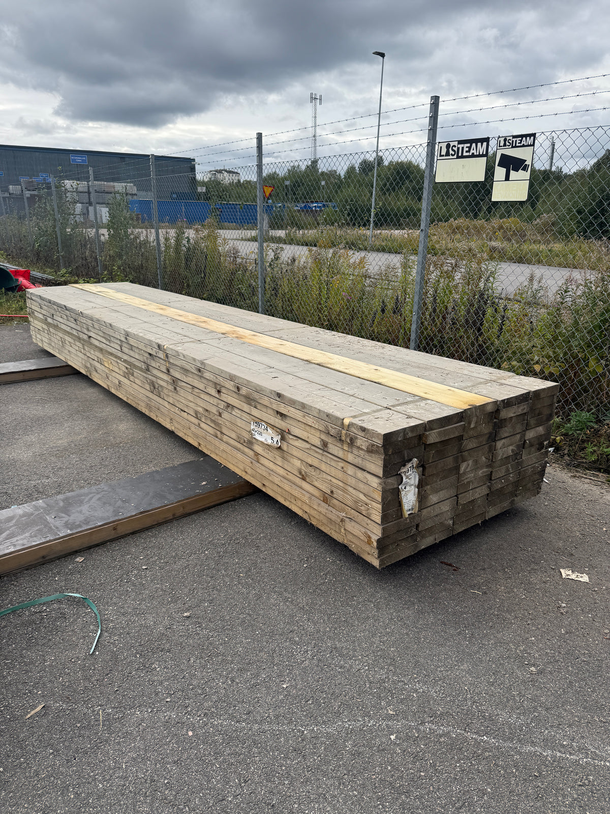 Paket Tryckimpregnerade Reglar 45x220mm 5,40m 60st Gran (Dålig impregnering)