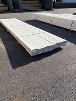 Paket Finsågad ytterpanel 22×145 mm 4,50 m – Vit Grundmålad, 42 st
