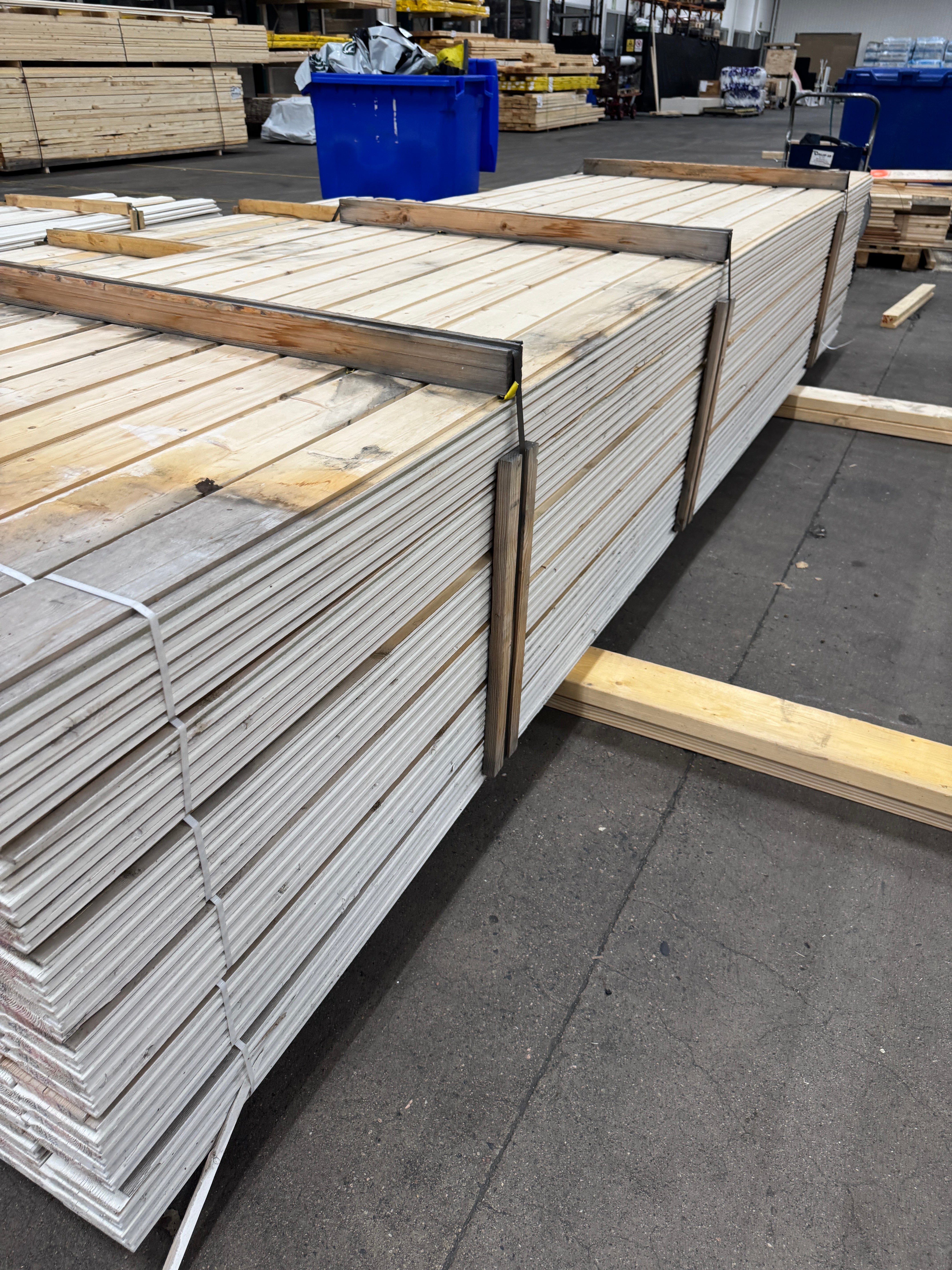 Paket Ytterpanel 22x120mm Vit – 270 st 4,50 m (enkelfasspont)