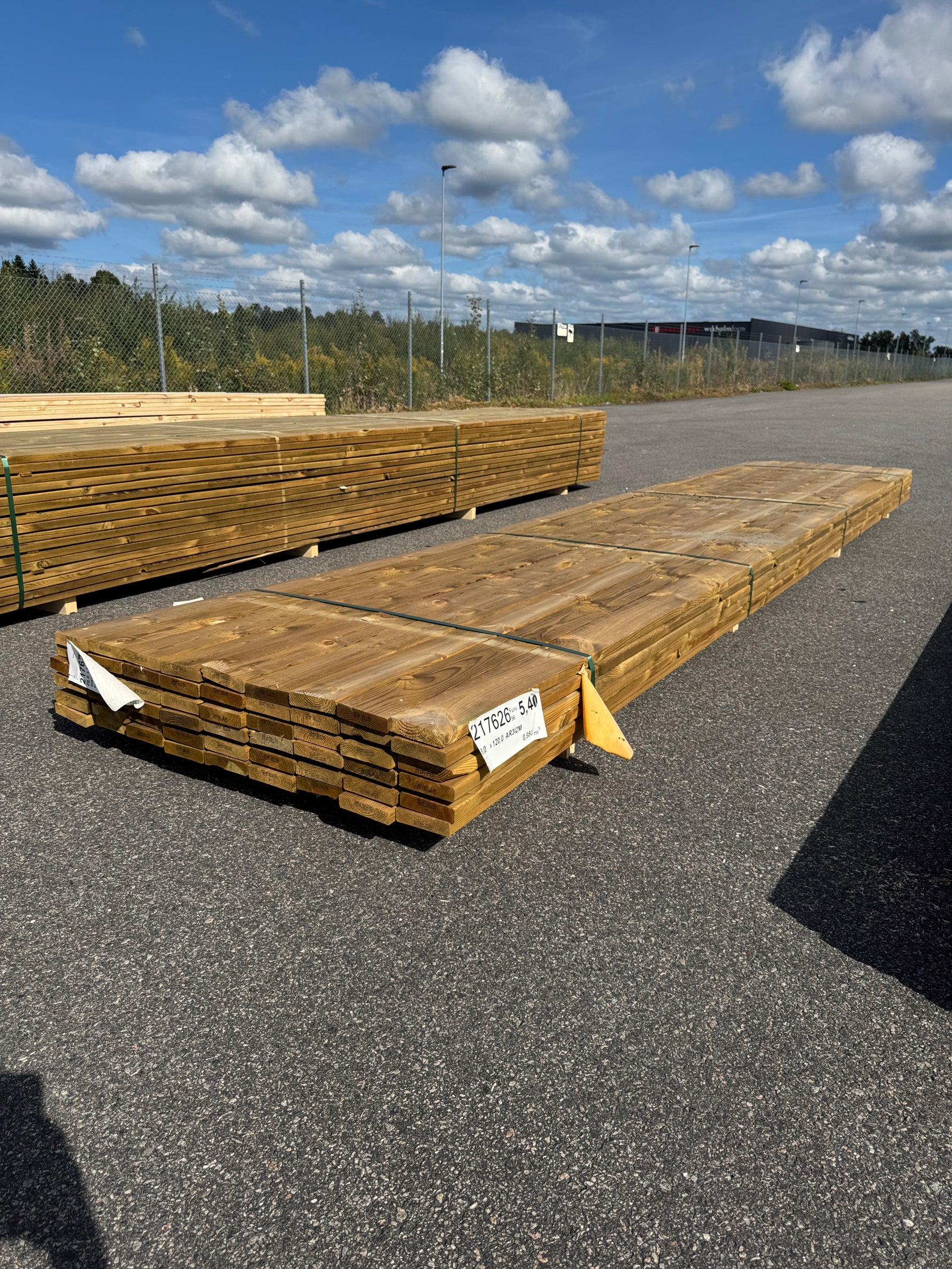 Paket Slät Trall 28x120 – 54st – 5.40 m – NTR AB – ANDRASORTERING