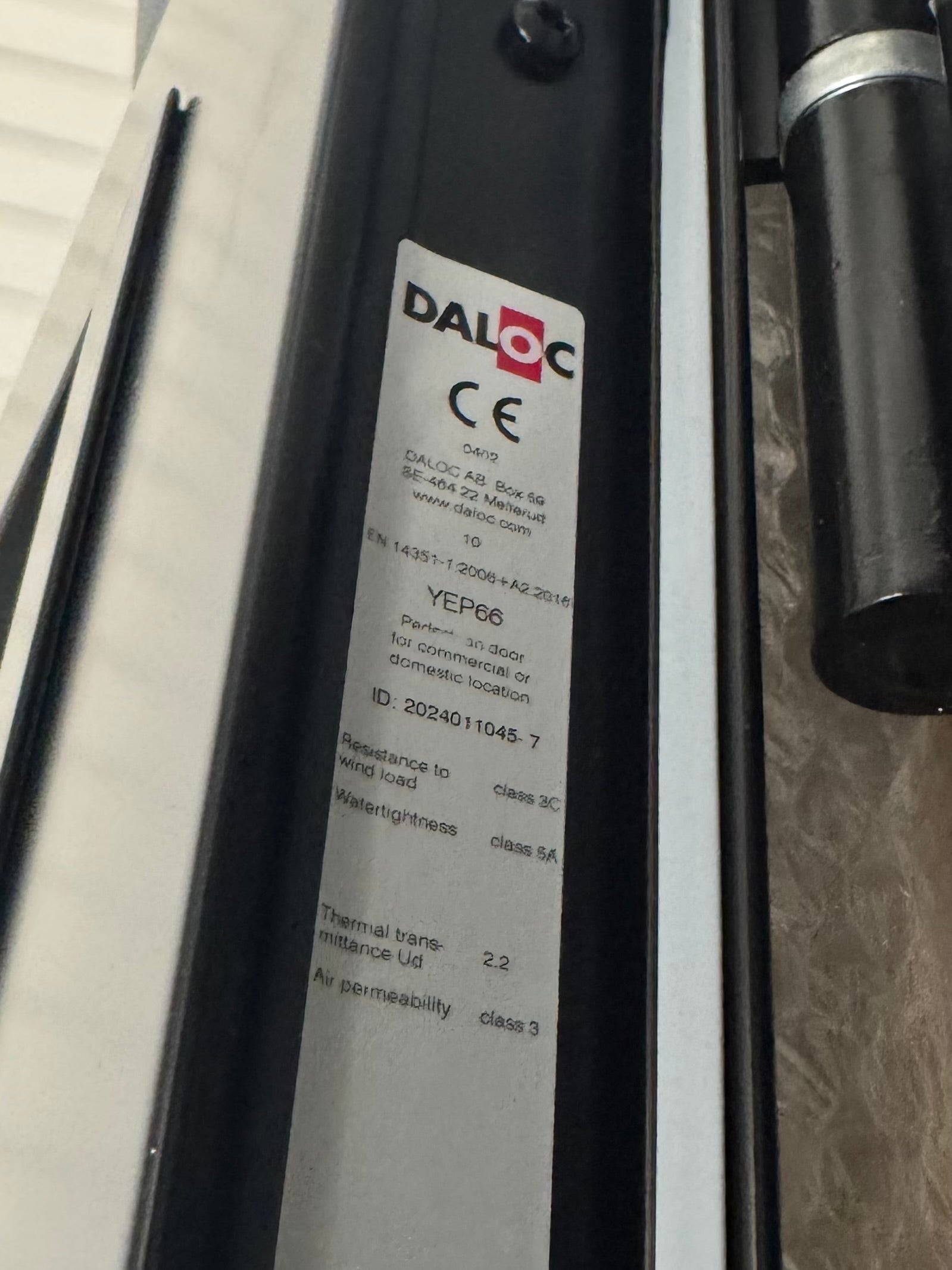 Daloc Entréparti YEP66 Glas (Helt Nytt)