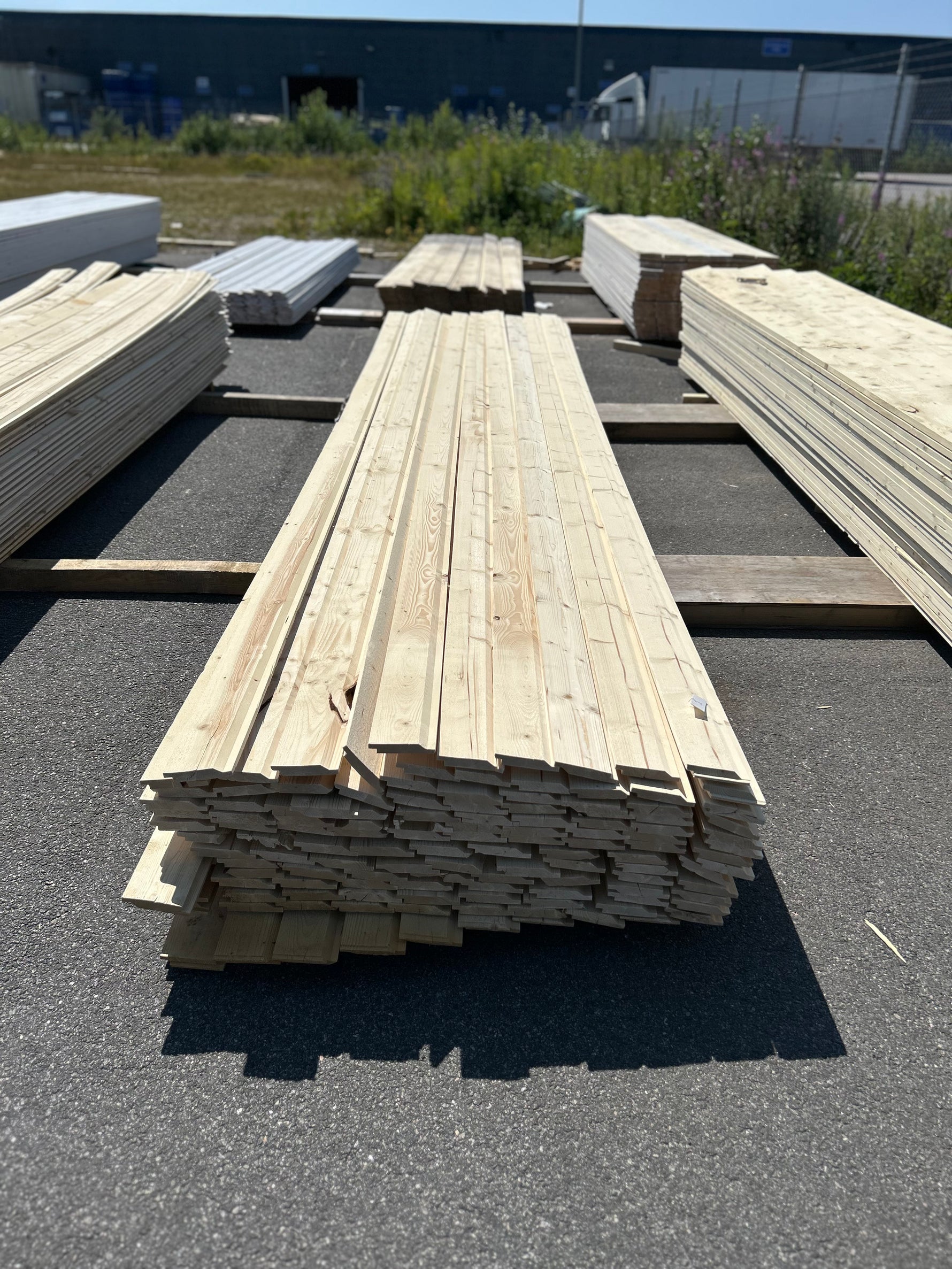Paket Ytterpanel Enkelfas 22x120mm 4,80m 130st B-kvalitet