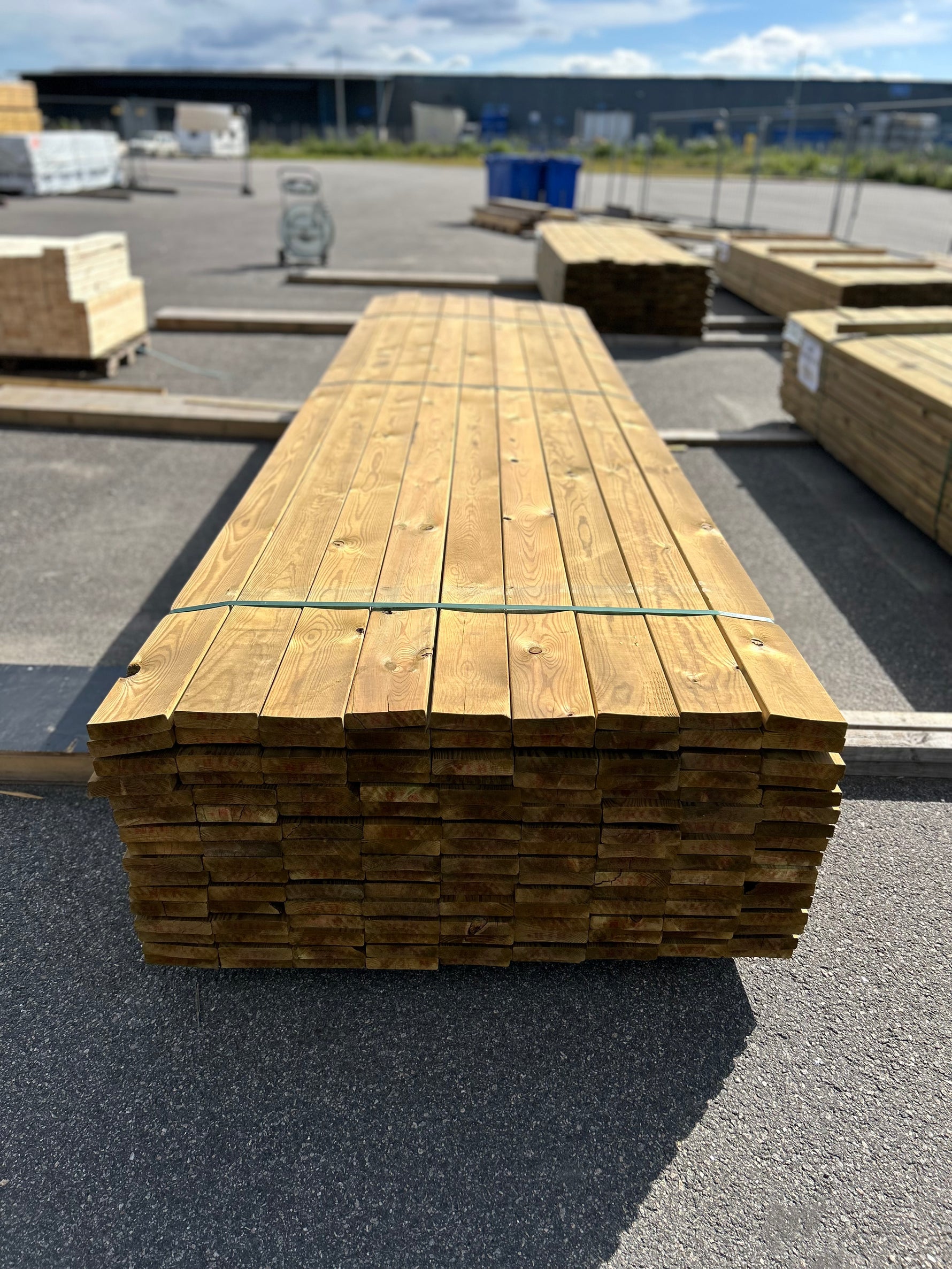 Paket Trall Furu 28x120mm 4,20m 144st Impregnerad B-kvalitet