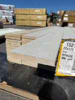 Paket Finsågade Brädor 22x170mm, 78st 2.50m Grundmålad