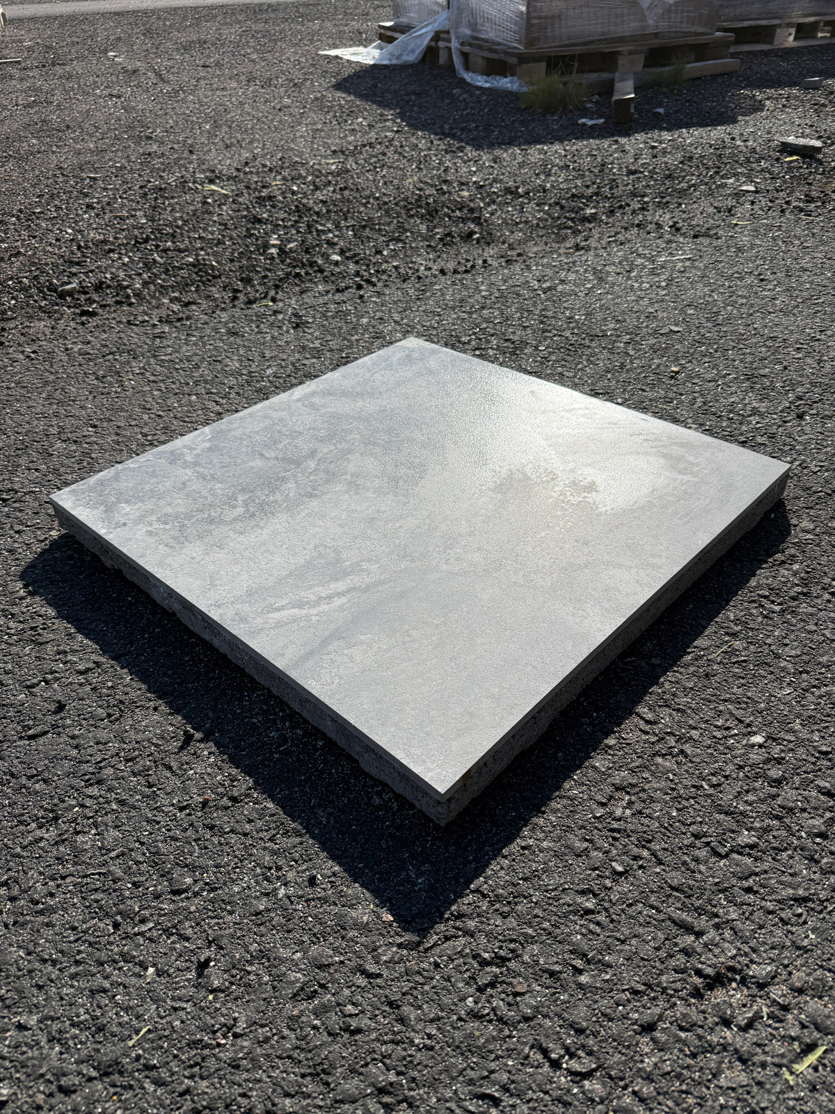 Pall GeoCeramica Marmorsten Grå 600×600×40 mm – 28 st, 10,08 m²