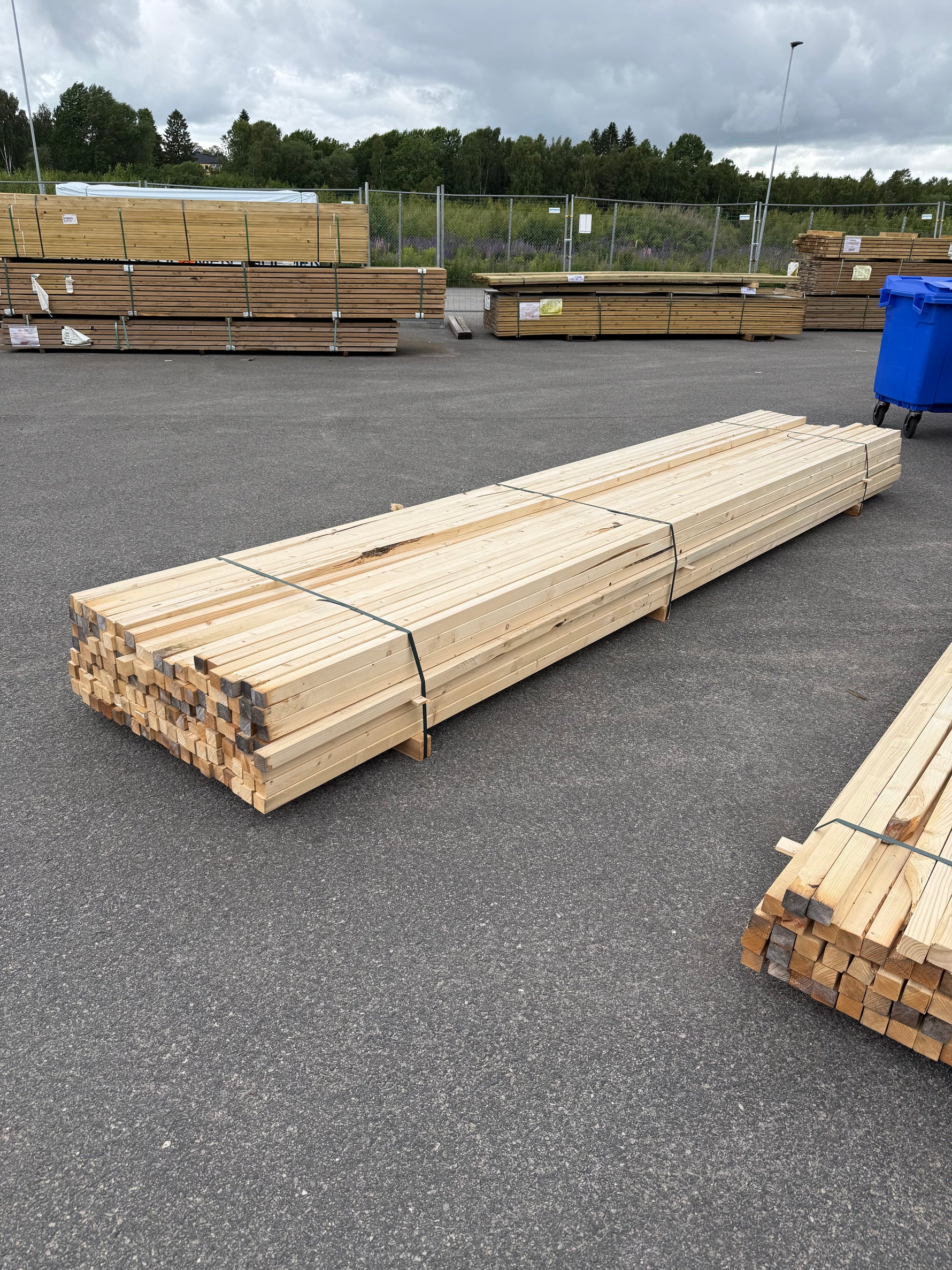 Paket Reglar 45x45mm, 135st 4,80m (Andra sortering)