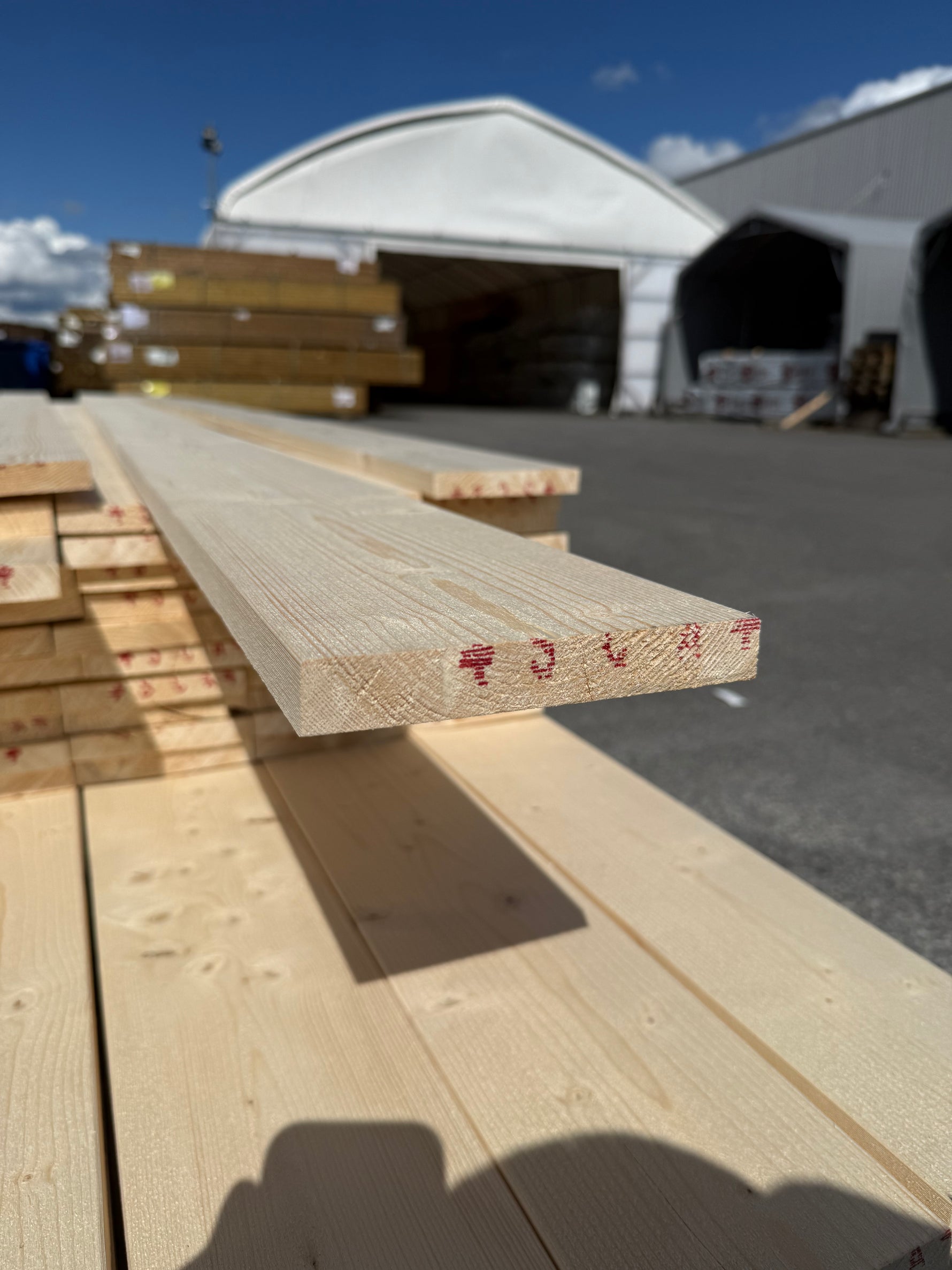 Paket Finsågade Brädor 22x145mm, 155st 3,0–3,60m (Andra sortering)