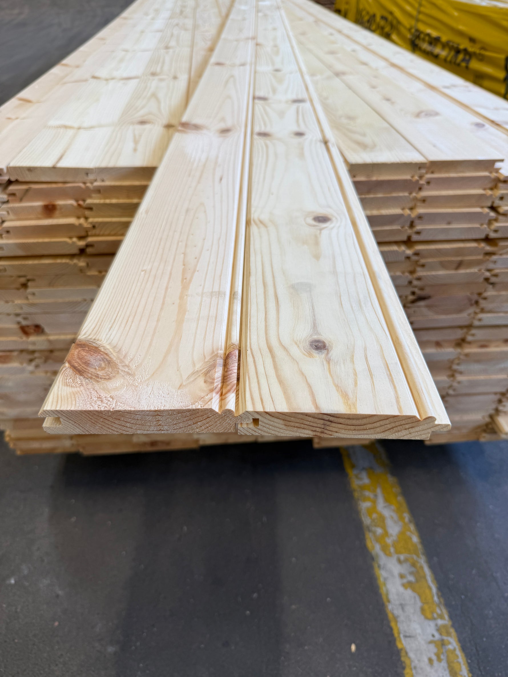 Paket Pärlspont 22x120mm Furu, 225st 4,50–5,10m (Sekunda)