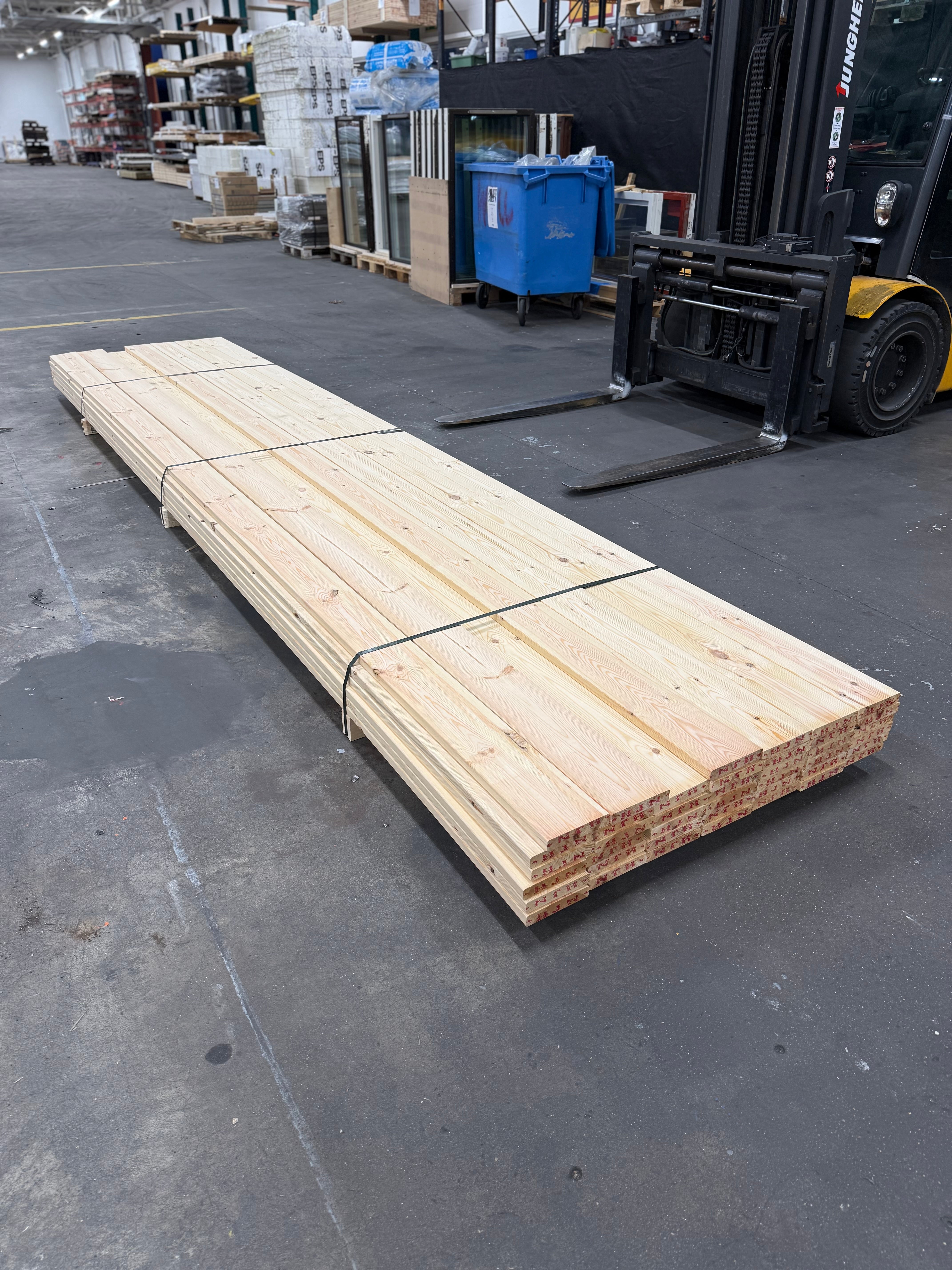 Paket Hyvlade Brädor 27x145mm 4.80m- 41st (Furu) B- sortering