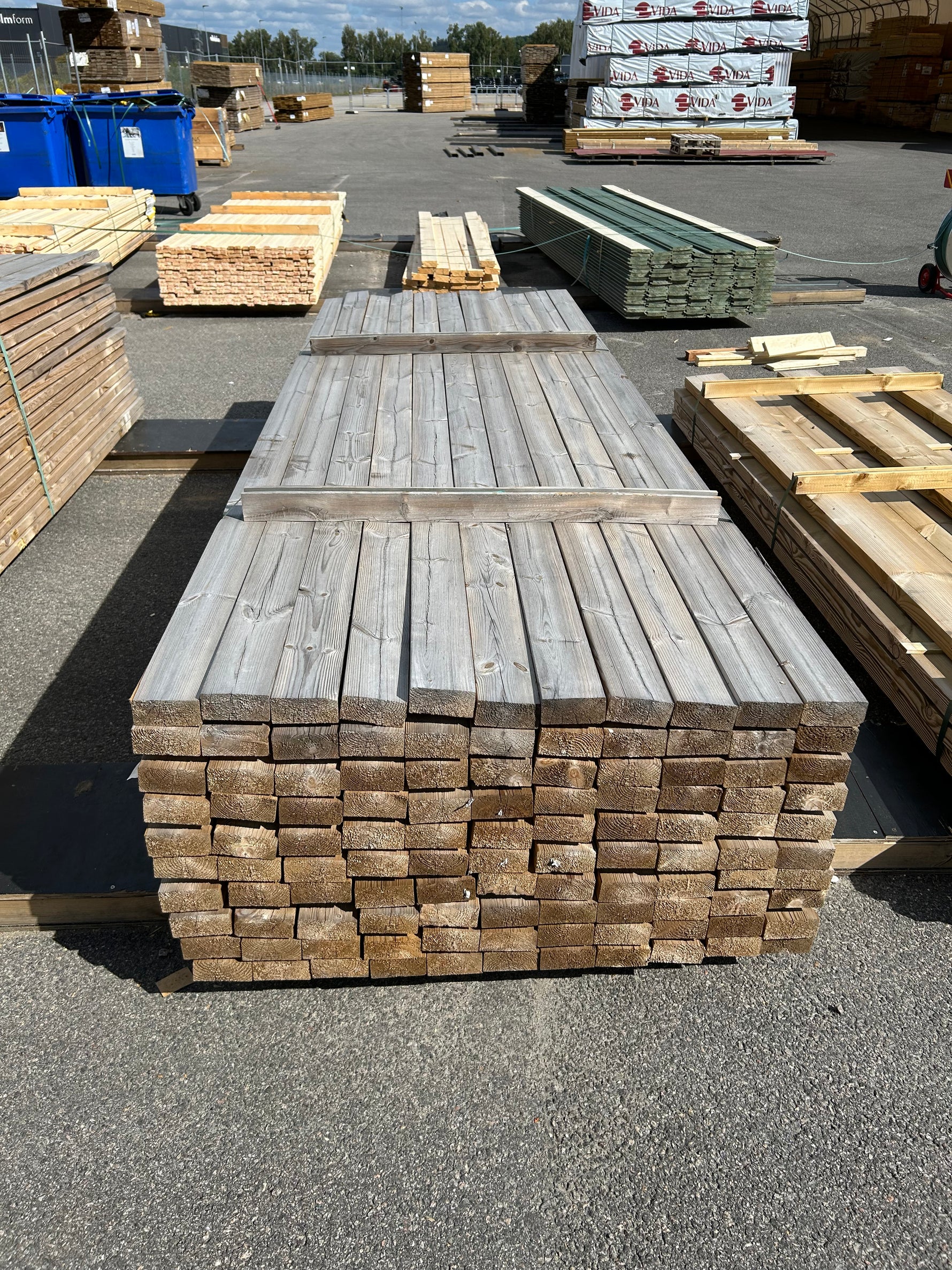 Paket Tryckimpregnerade Reglar 45x95mm 3,30m 110st C14