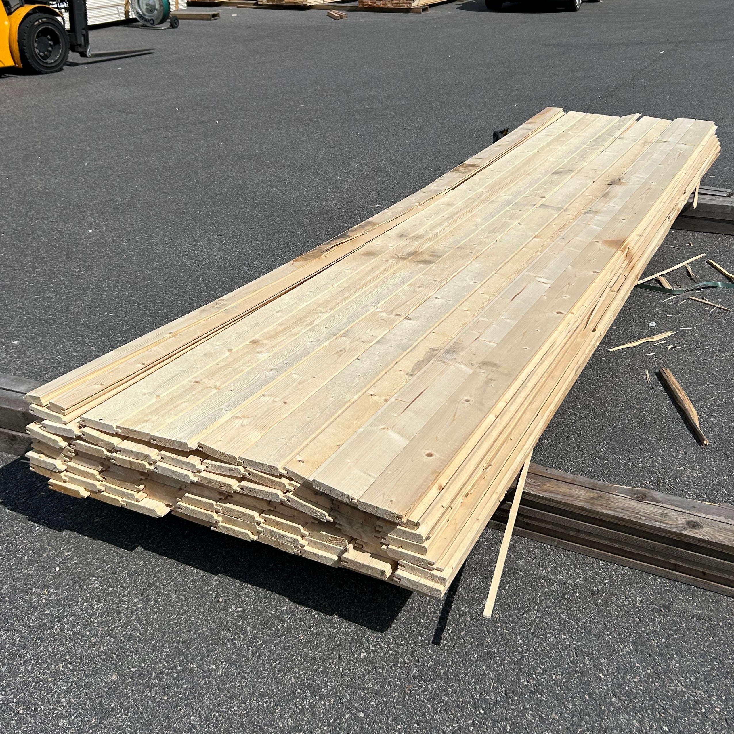 Paket Dubbelfas Halvspont 22x120mm 4,20m 76st Obehandlad