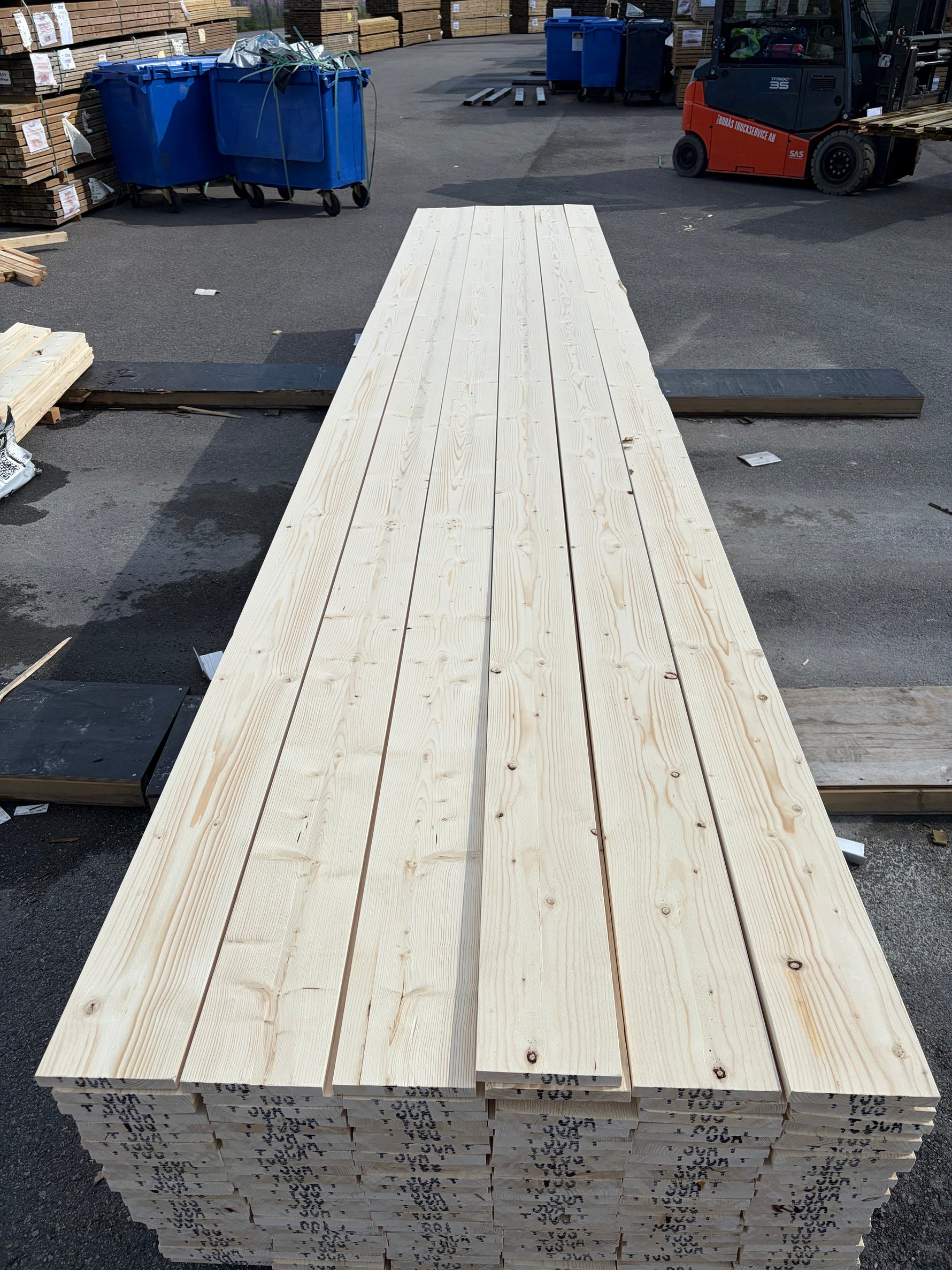 Paket Ytterpanel 22x170mm, 156st 5,40m (Andra sortering)