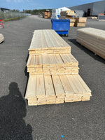 Parti Finsågade Brädor 22x145 mm – 3,60–4,80 m (Andra sortering)