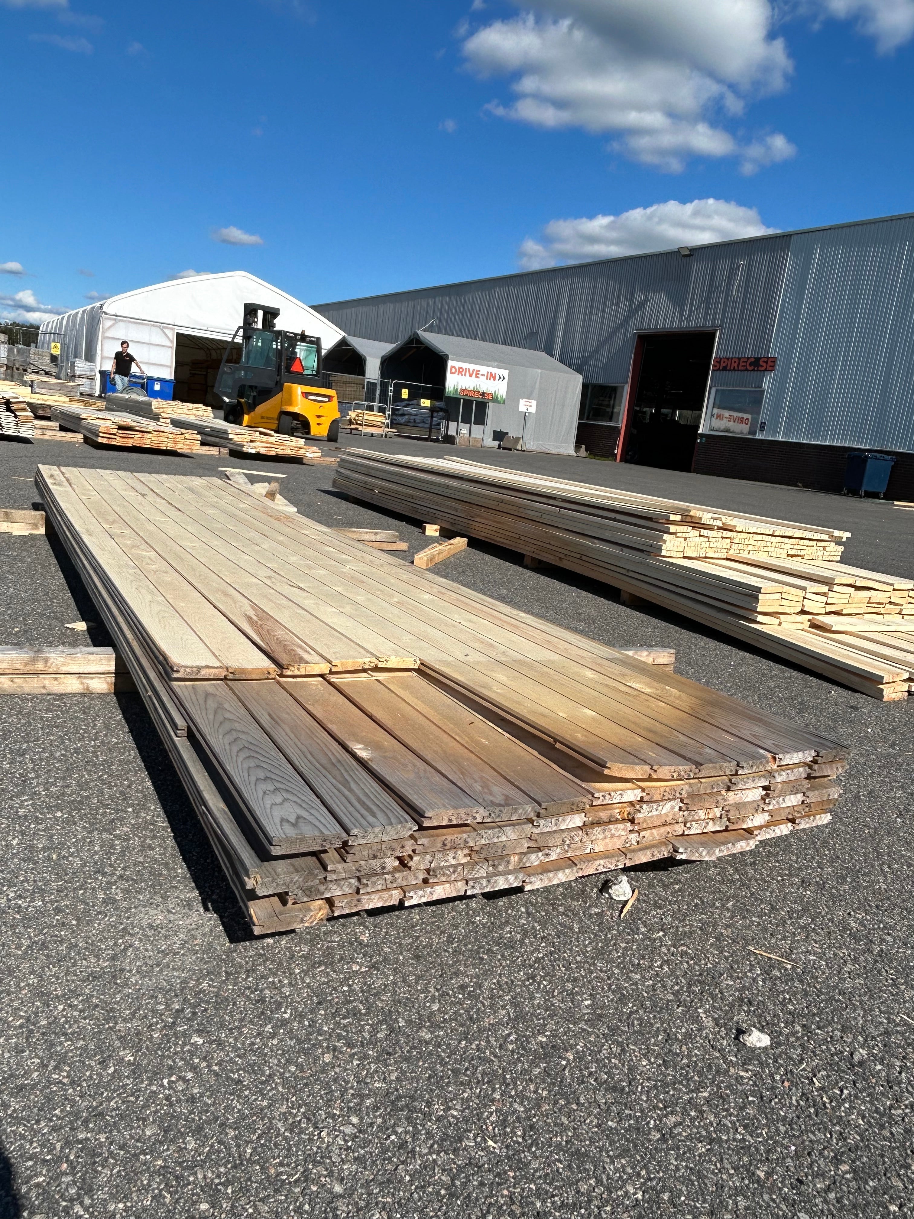 Paket Råspont 20x100mm 65st 3.60–4.20m – Andra sortering