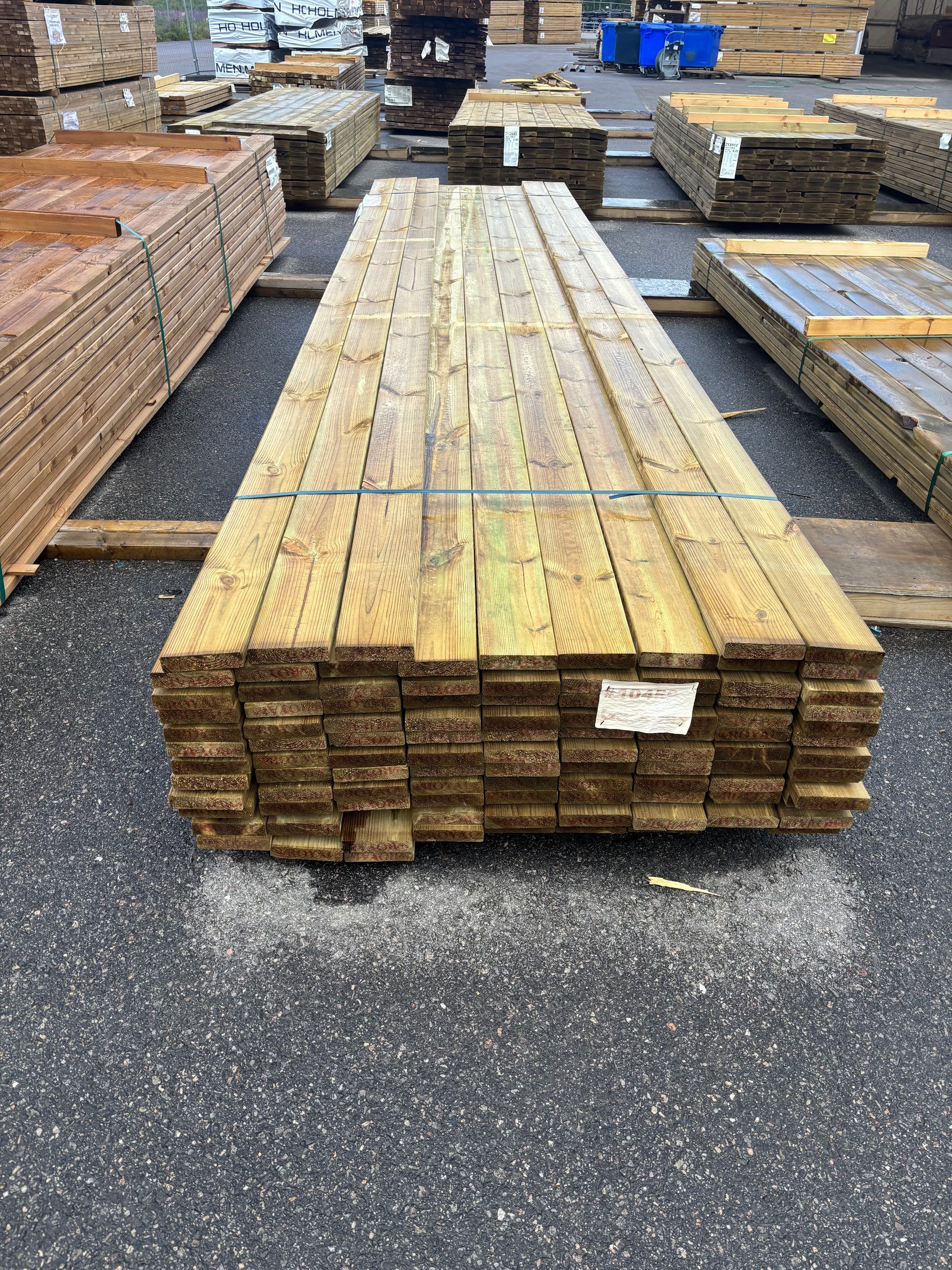 Paket Tryckimpregnerad Trall 28x120mm Furu, 104st 4,8m