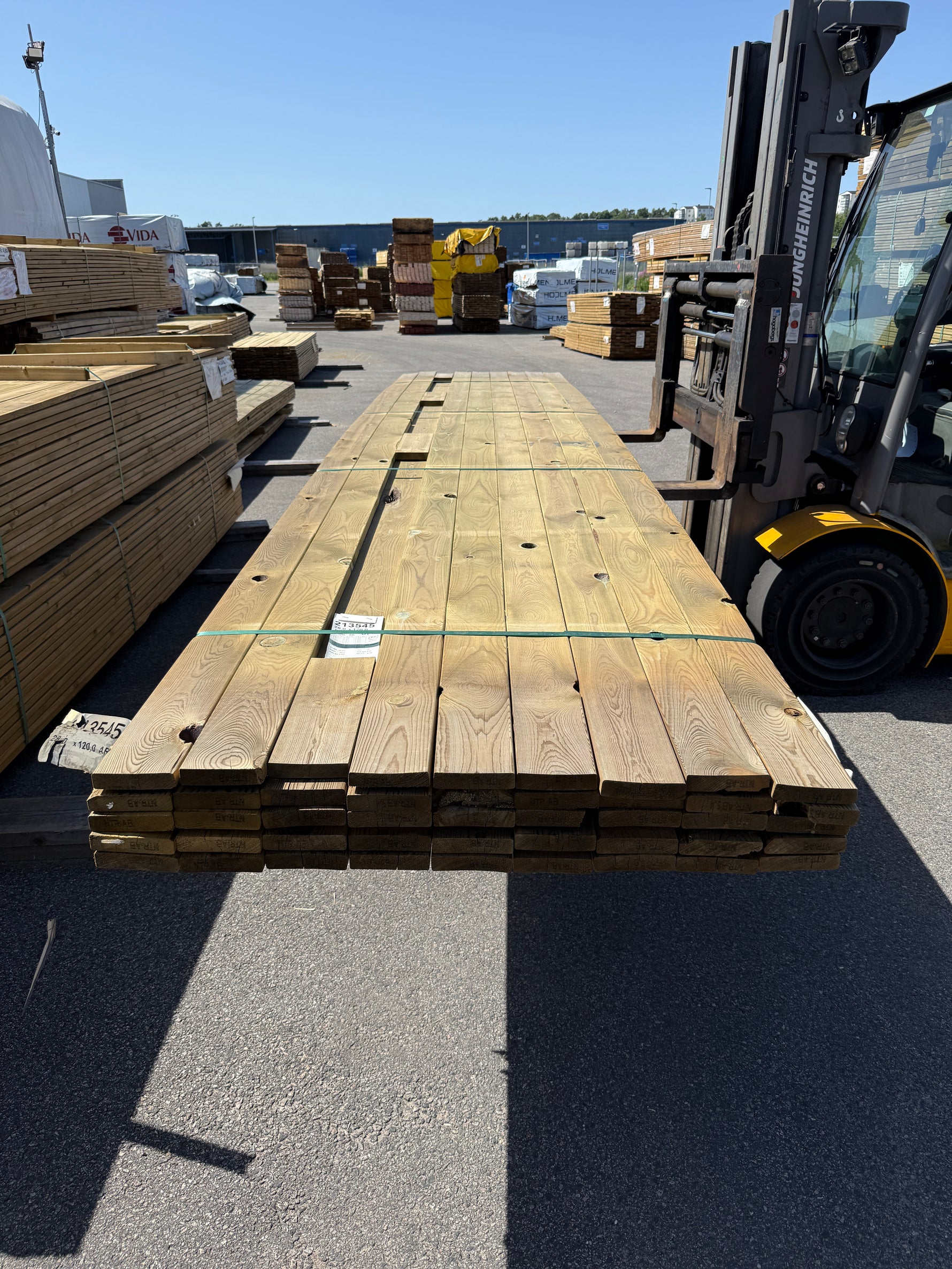 Paket Trall Furu 28x120mm 5,40m 44st Impregnerad B-kvalitet
