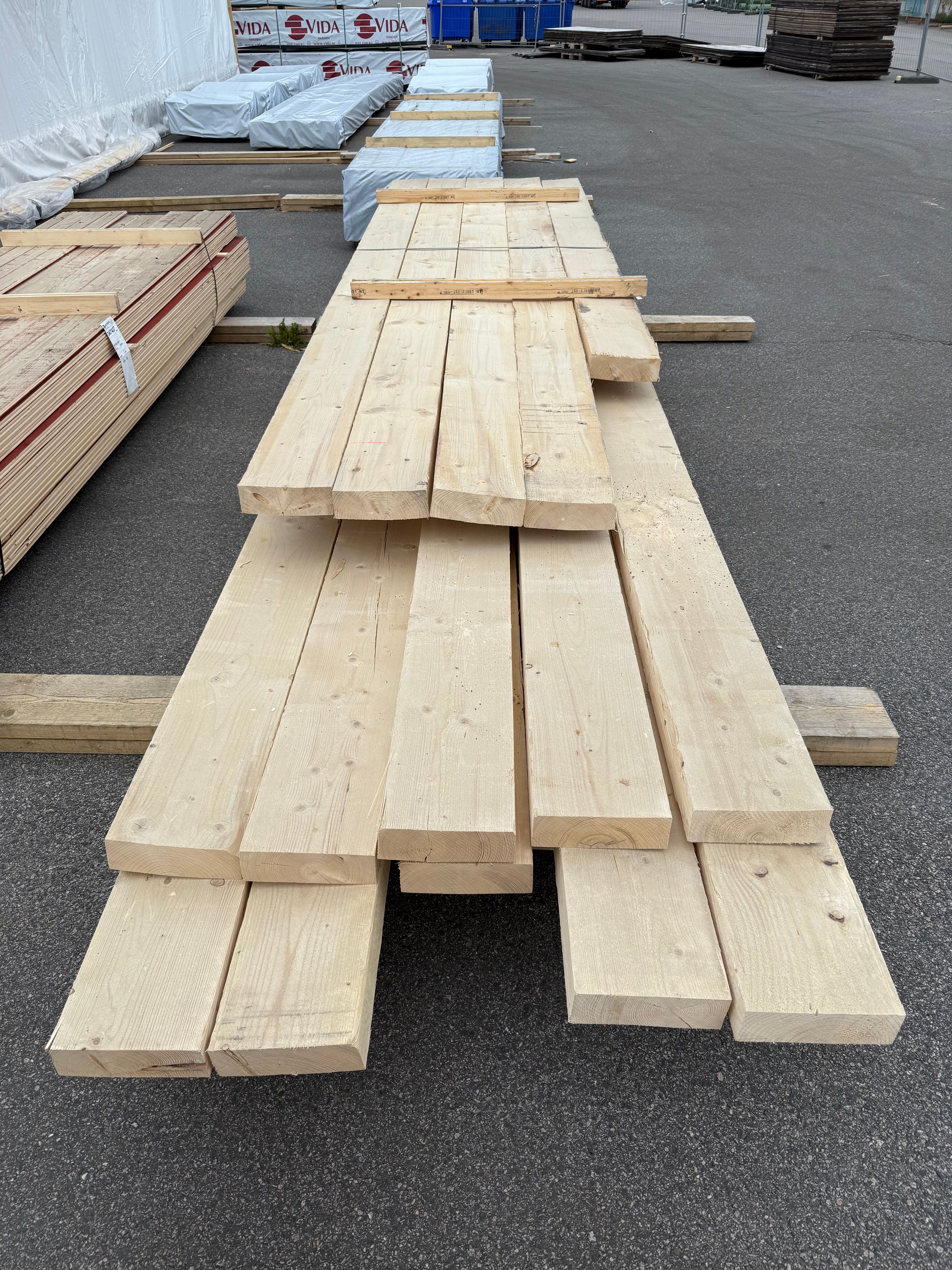 Paket Ohyvlade Reglar 47x225mm 35st