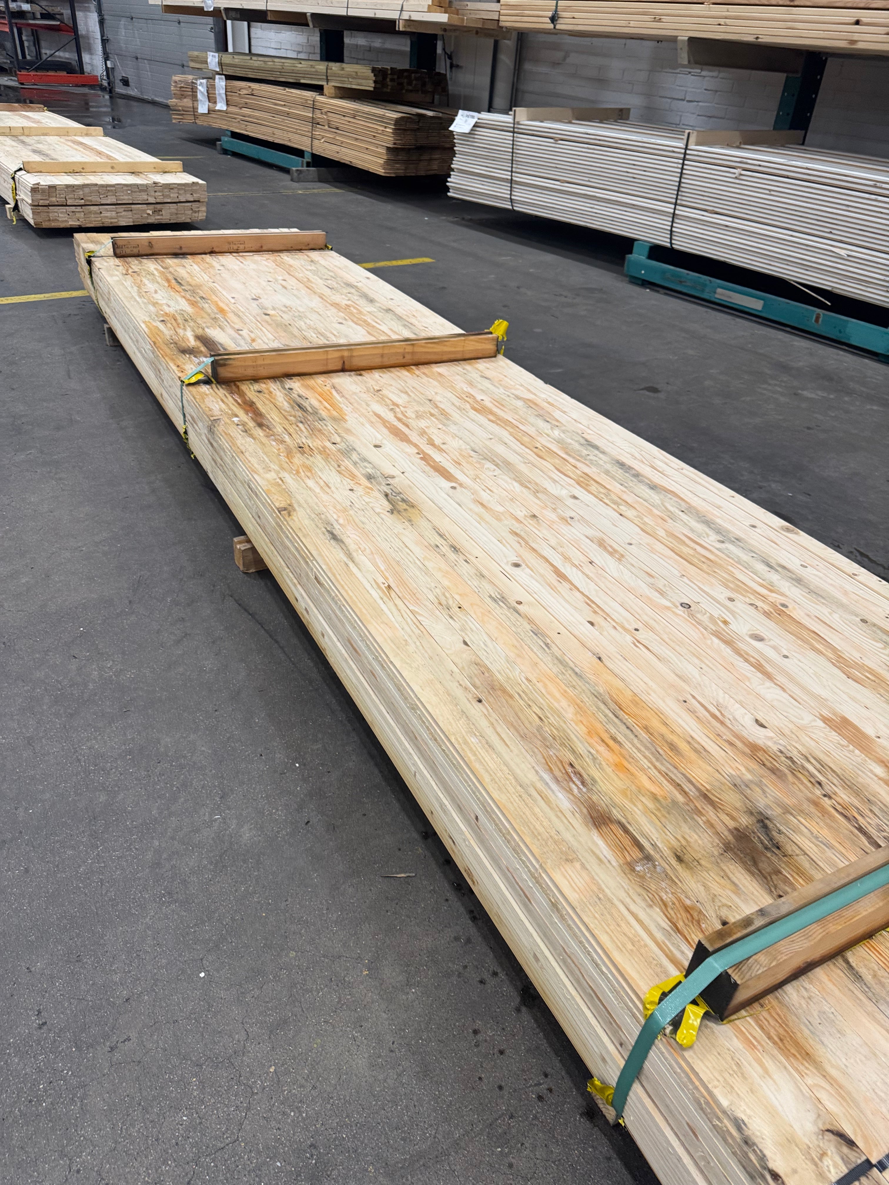 Paket Läkt 12x48mm – 440 st (4,50 m, Obehandlad Gran, Vattenskadad