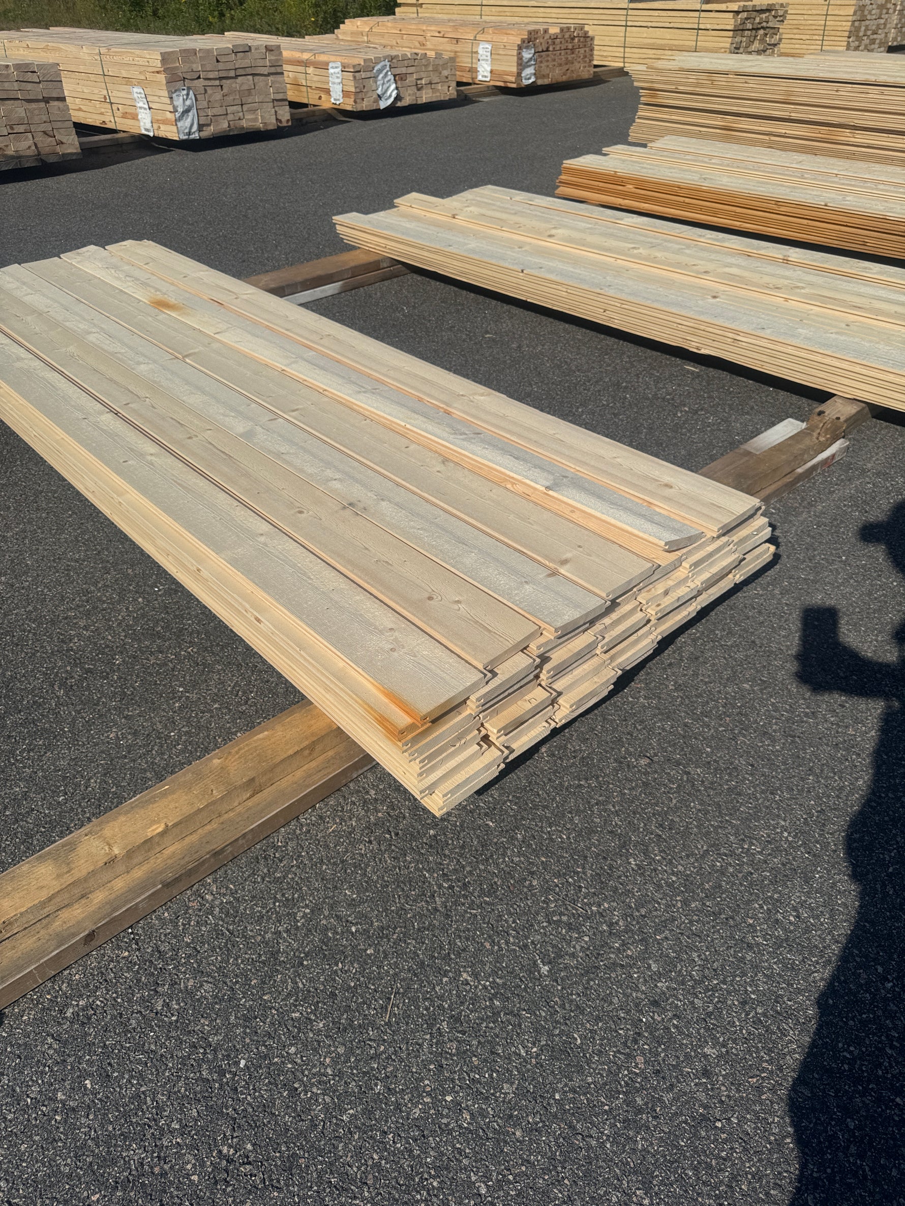 Paket Ytterpanel 22x145mm 2,70m 62st Obehandlad