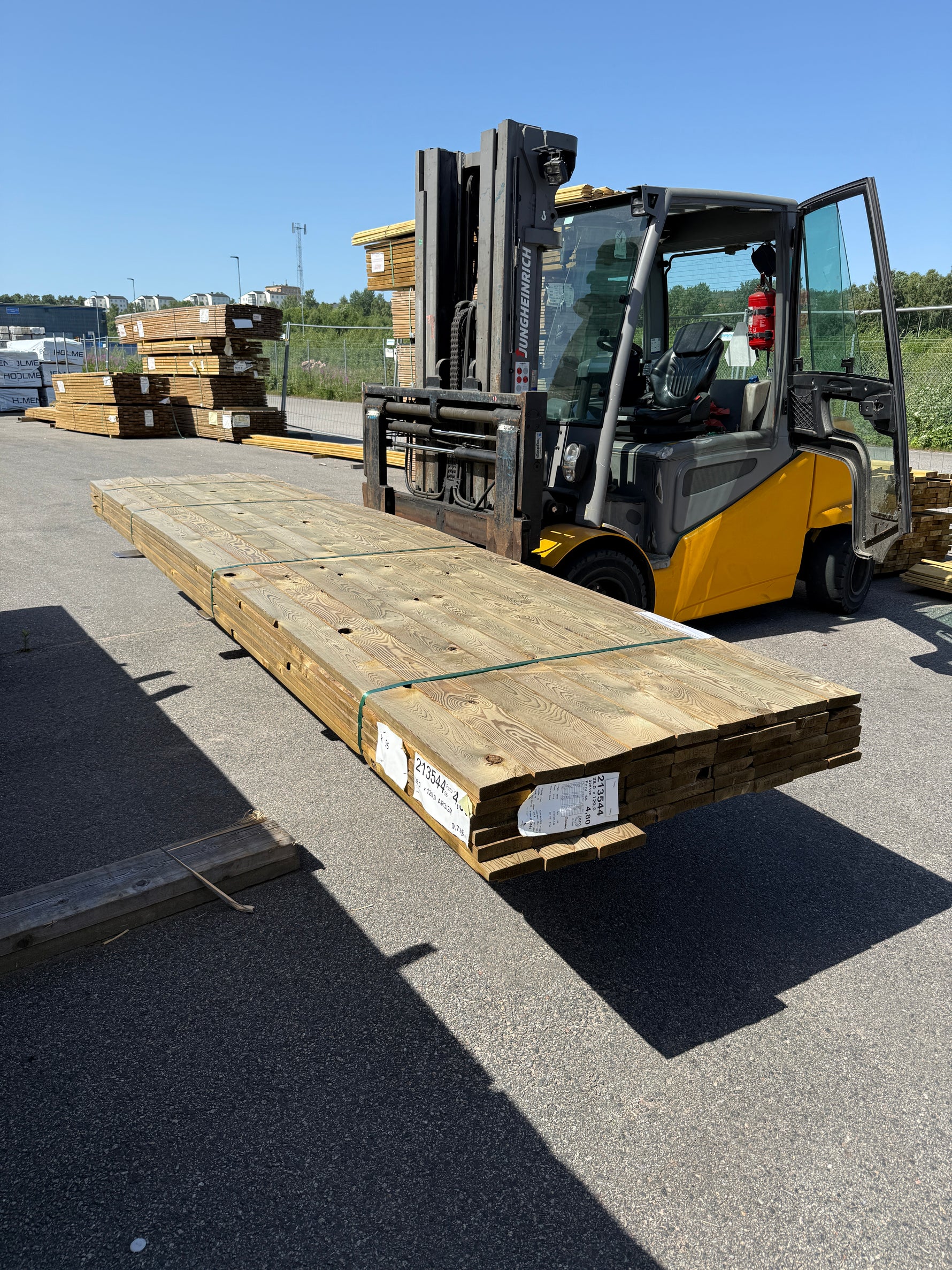 Paket Trall Furu 28x120mm 4,80m 54st Impregnerad B-kvalitet