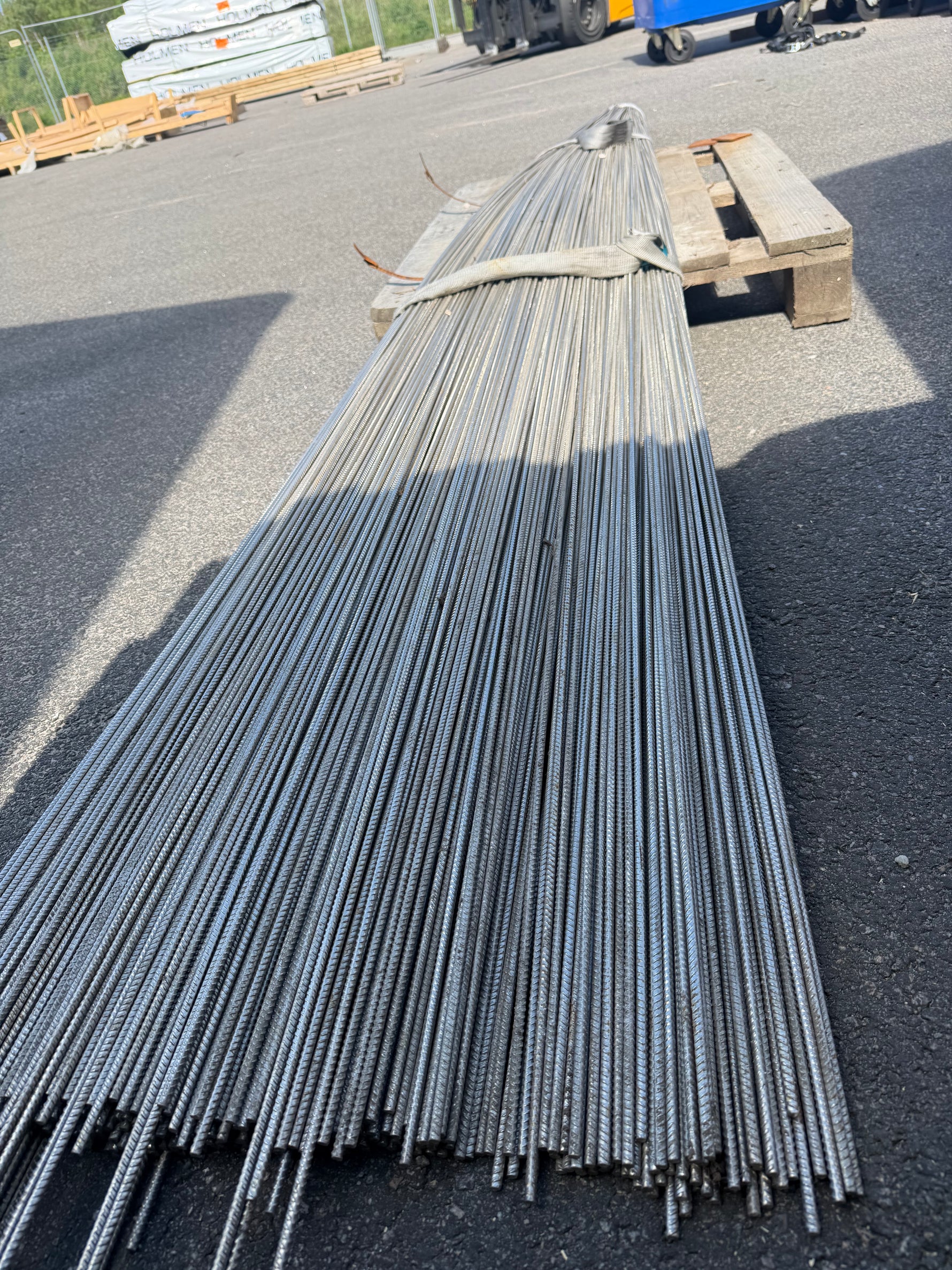 Parti Rostfri Armering, ca 300st 4m