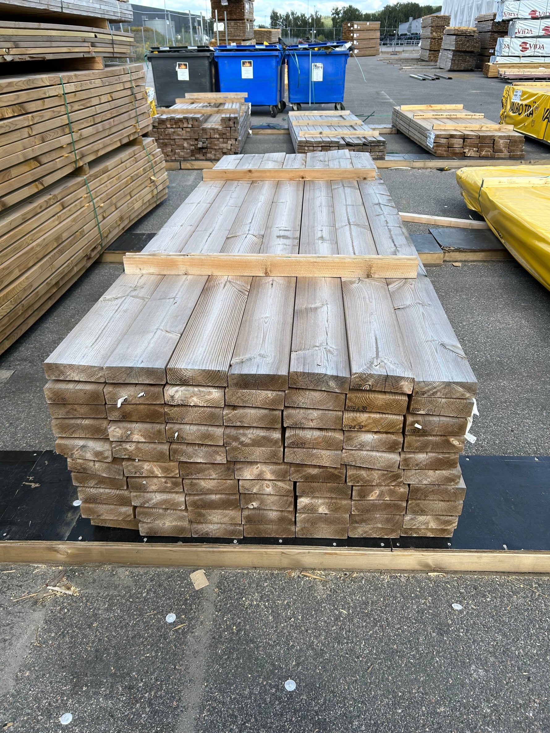 Paket Tryckimpregnerade Reglar 45x145mm 3,00m 70st