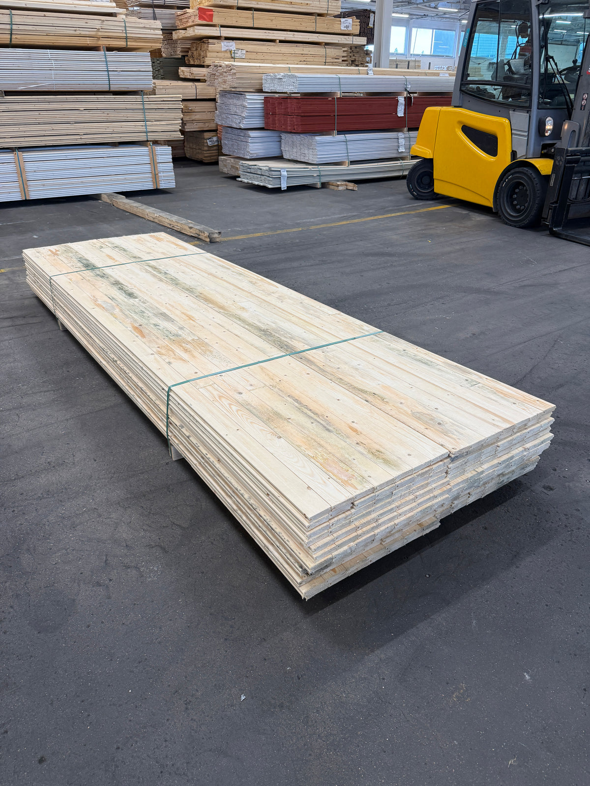 Paket Råspontluckor 20x540x3600mm 26st (Fuktskadade)