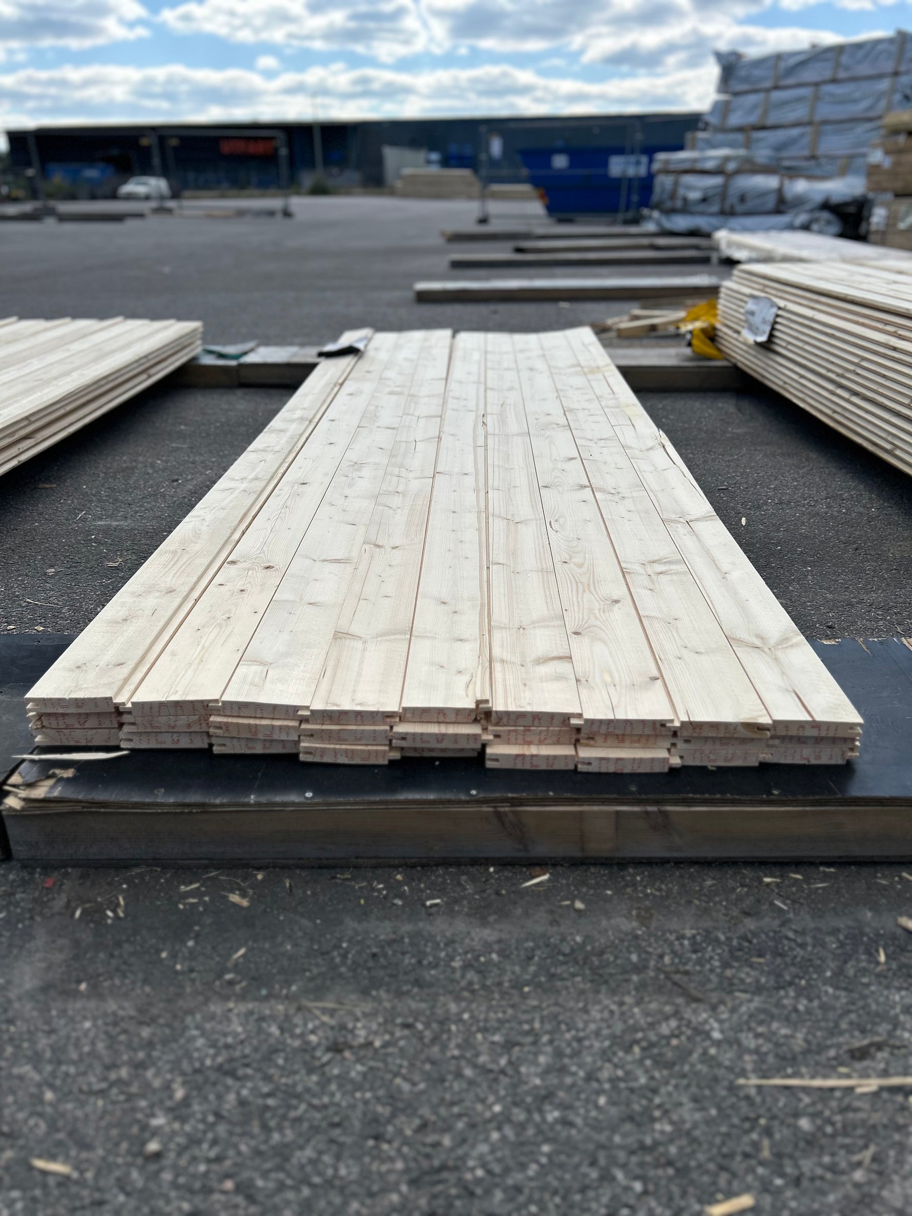Paket Ytterpanel 22×120mm 3,00 m 27 st Obehandlad Gran