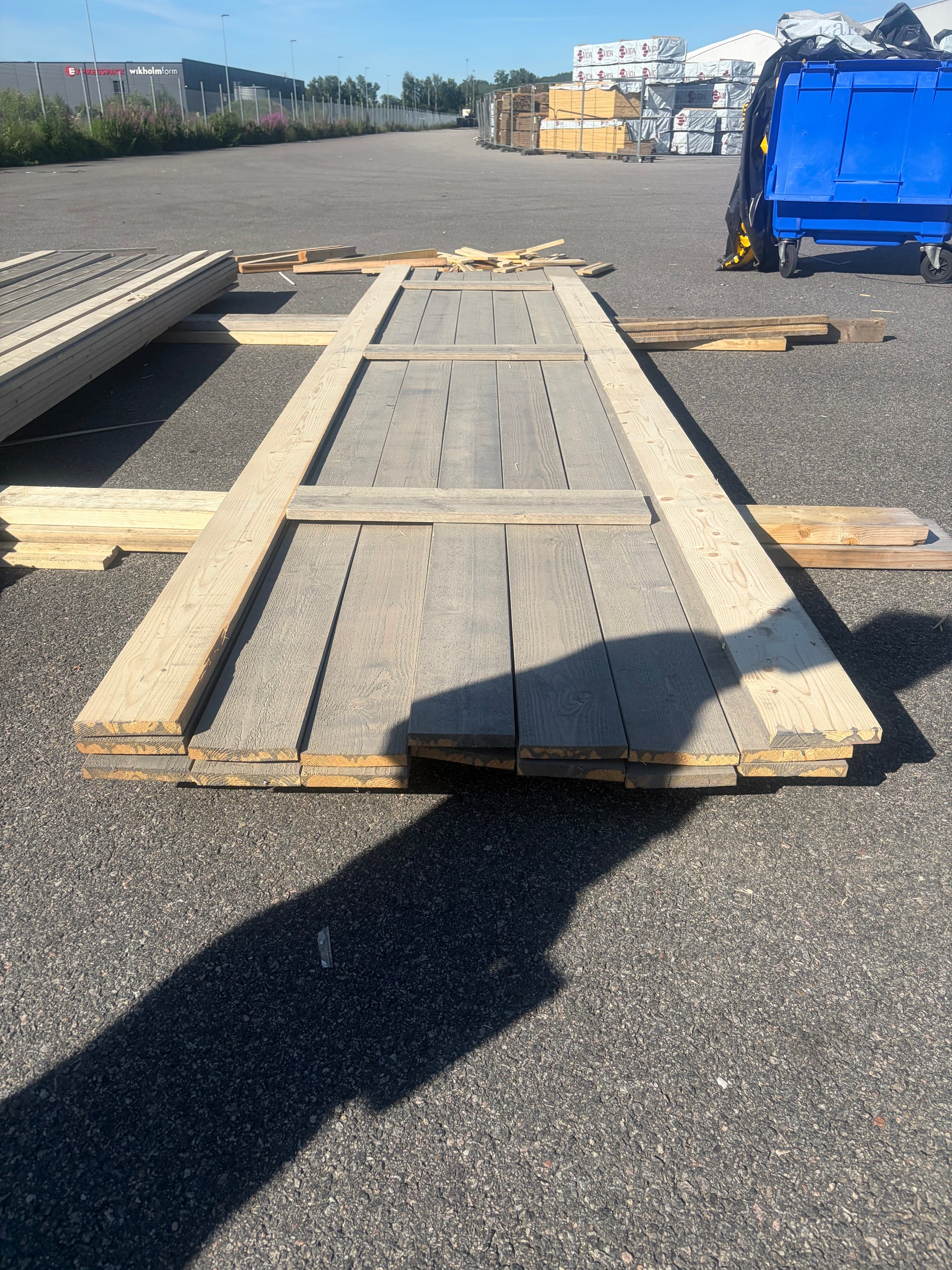 Paket Finsågade Brädor 22x145mm, 16st 4.80m Lasyr
