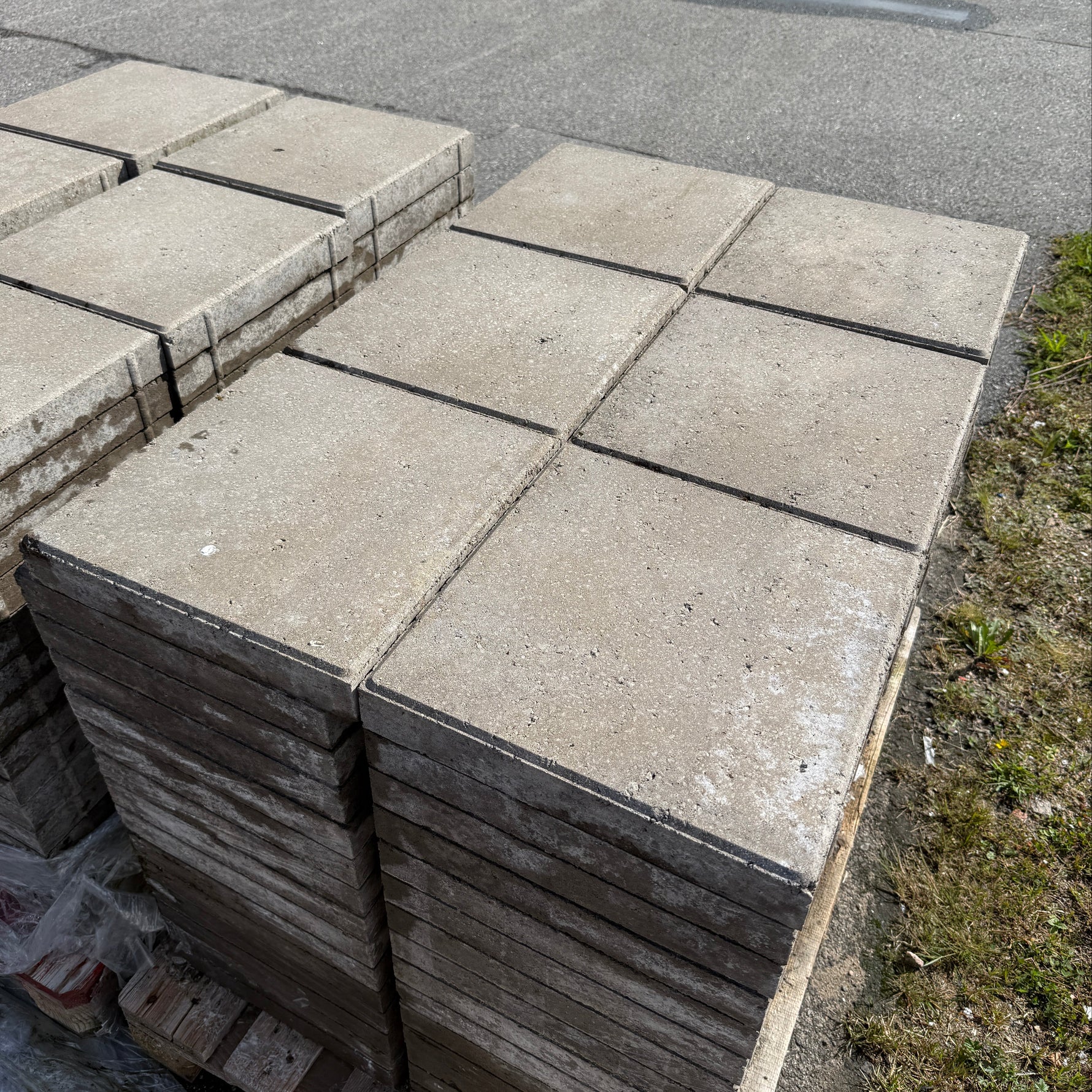 Marksten S:t Eriks 50x350x350 mm – Slät Grå