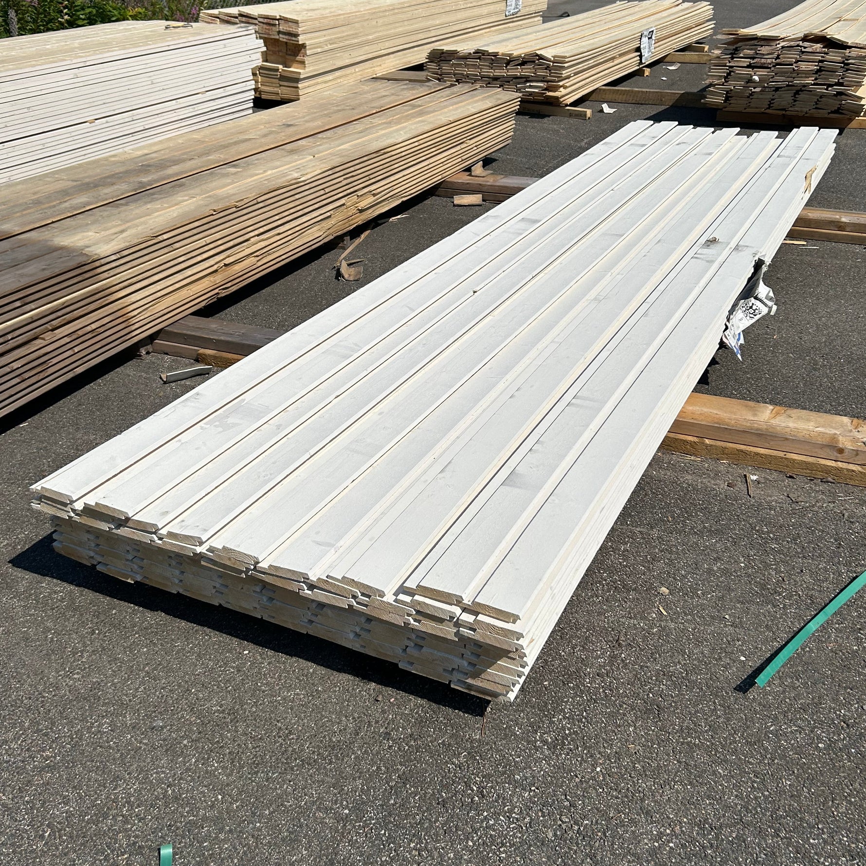 Paket Ytterpanel Dubbelfasspont 22x120mm 4.20m 92st- Obehandlade