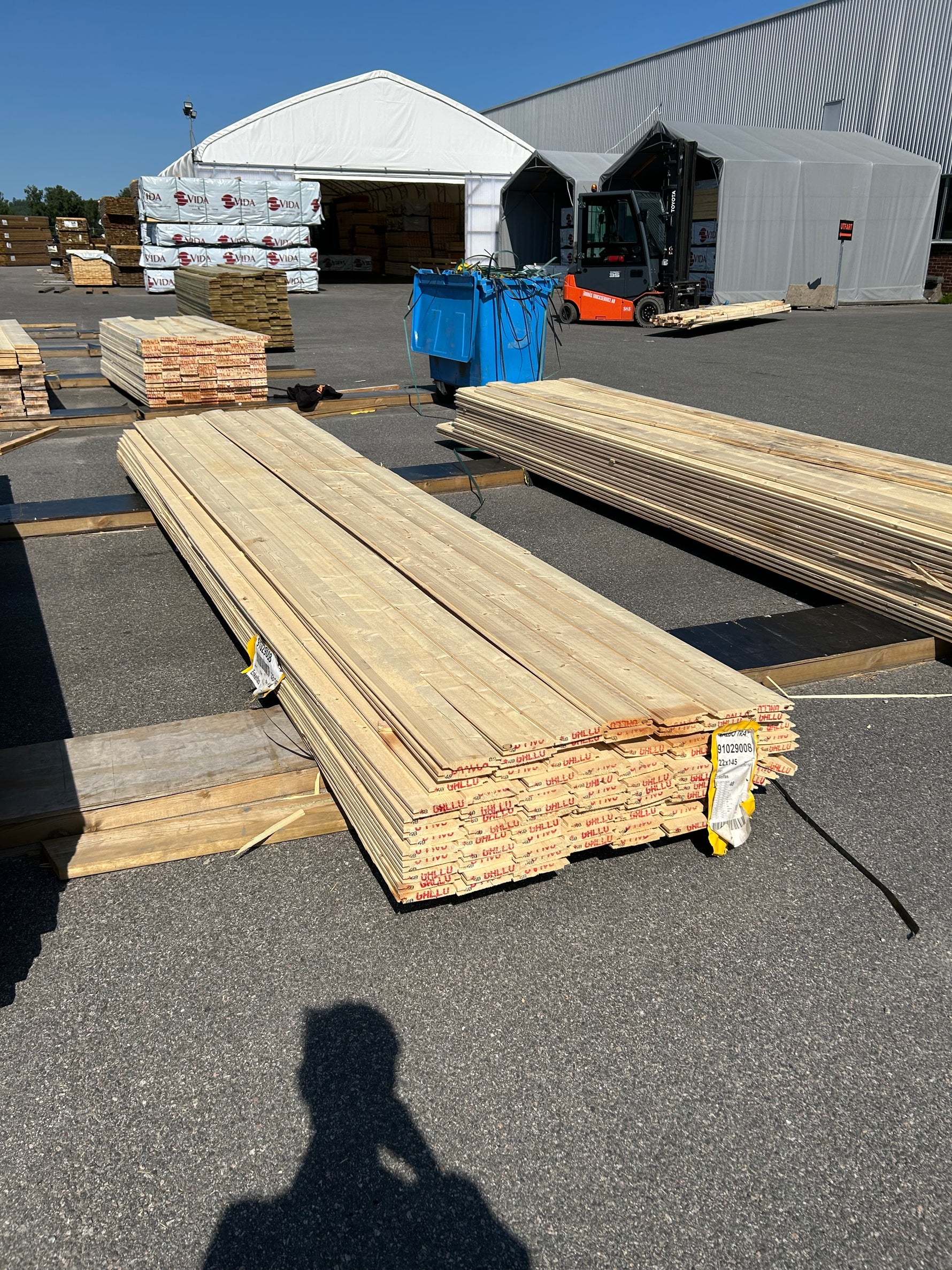 Paket Enkelfasspont 22x145mm 4.80m 85st- Obehandlad