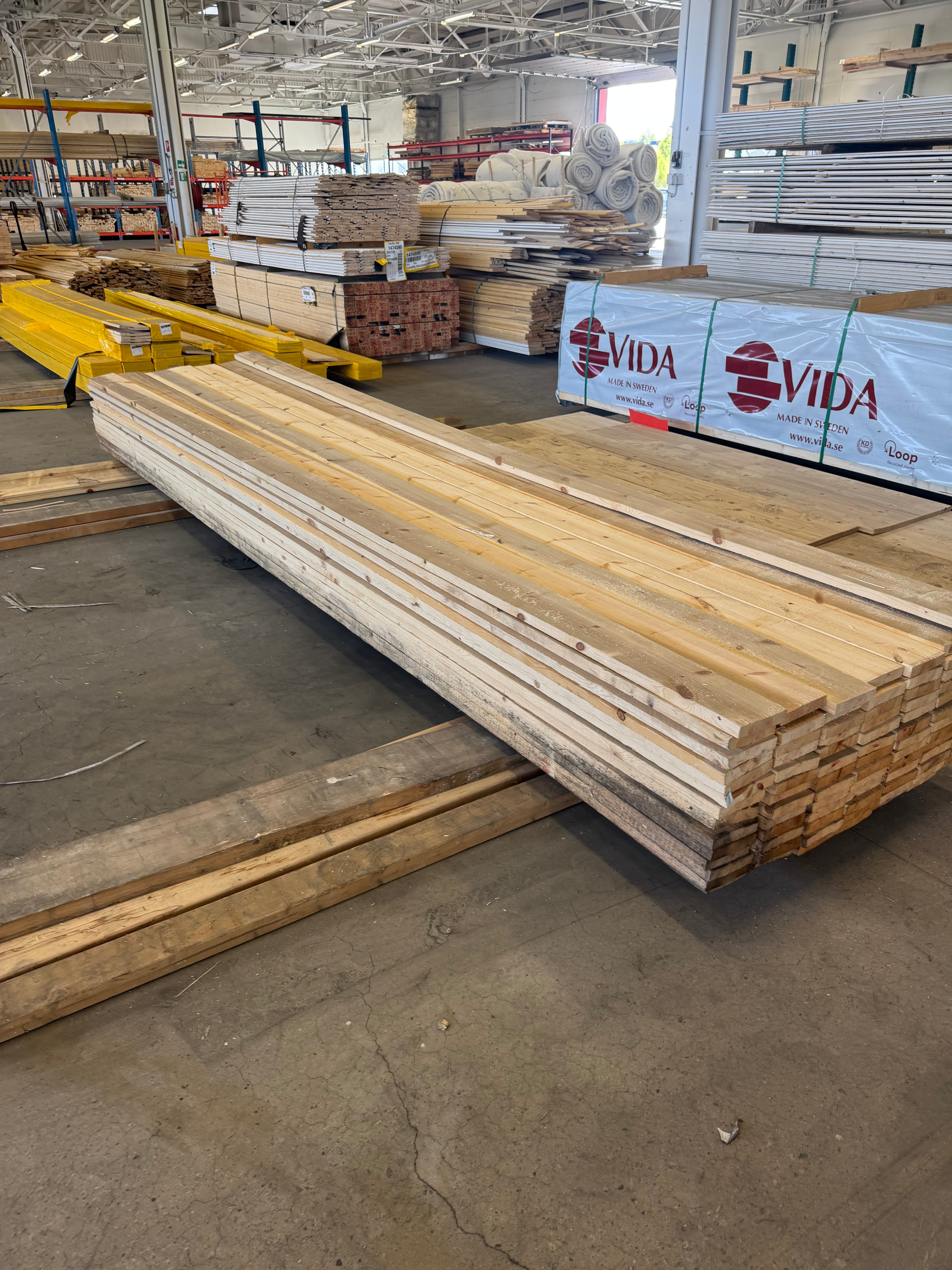 Paket Brädor 25x125 4.20m 93st