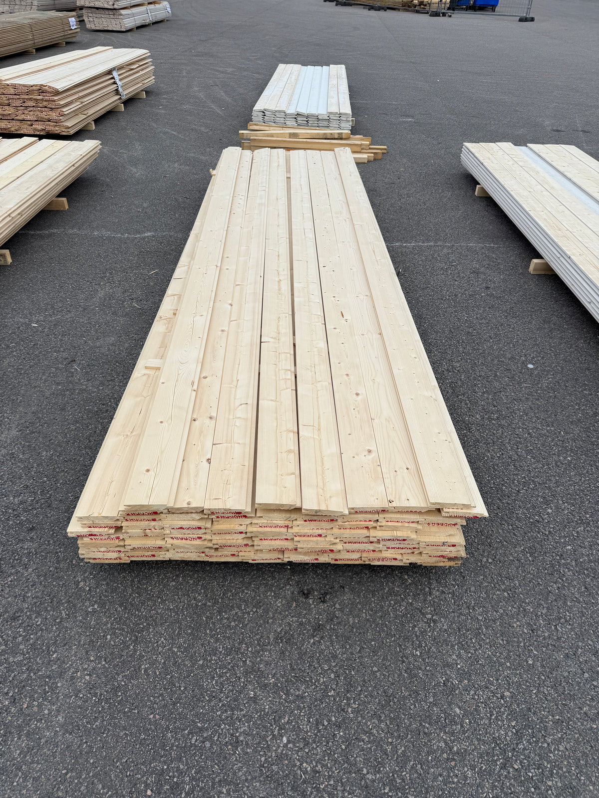 Paket Enkelfasspont 22x120mm, 82st 3,60m- Obehandlad