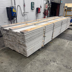 Paket Finsågad Panel 28x145mm- 4.20m, 129st vit/ljusgrå - Spirec