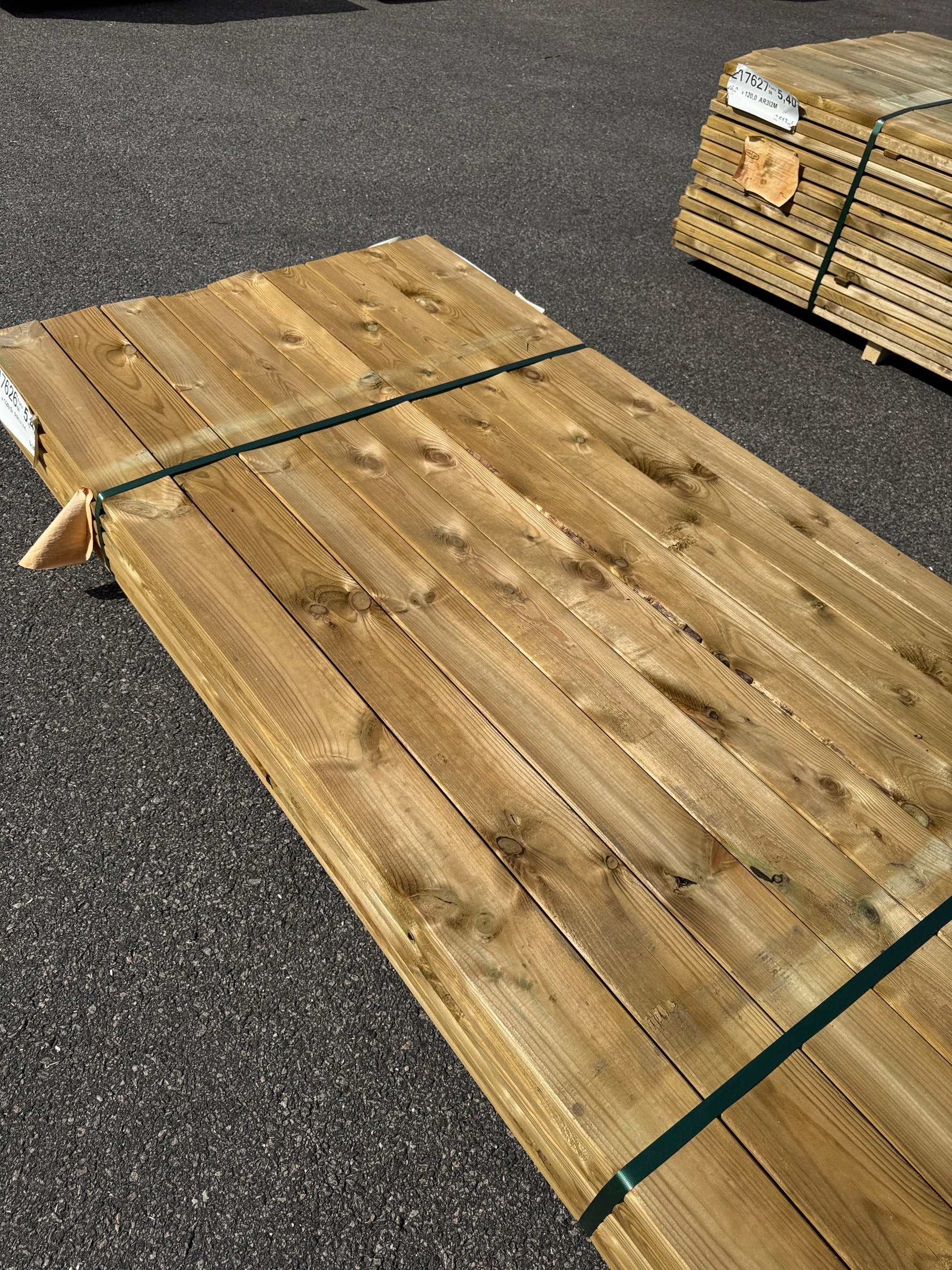 Paket Slät Trall 28x120 – 54st – 5.40 m – NTR AB – ANDRASORTERING