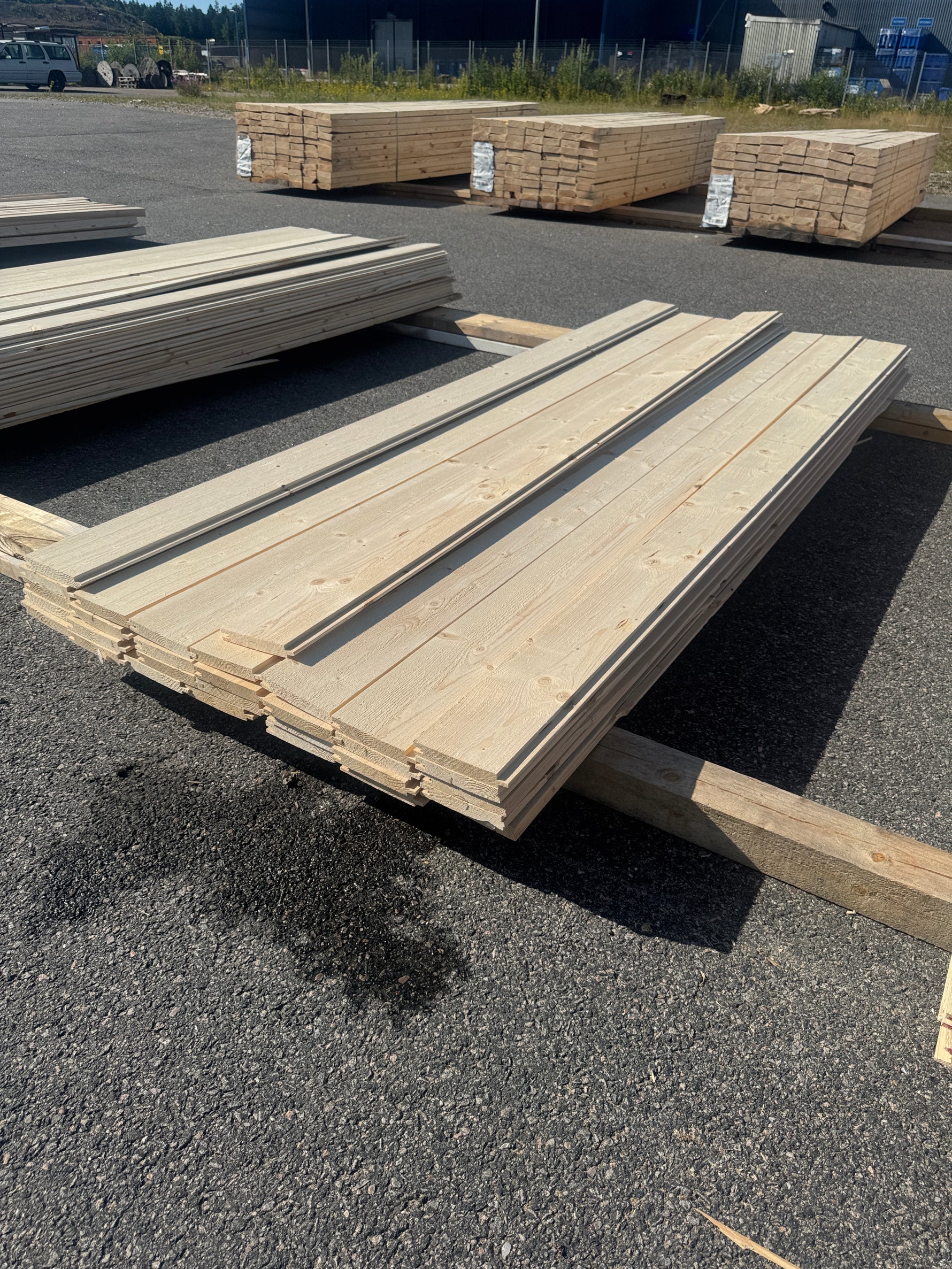 Paket Ytterpanel 22x145mm 2,70m 31st Obehandlad