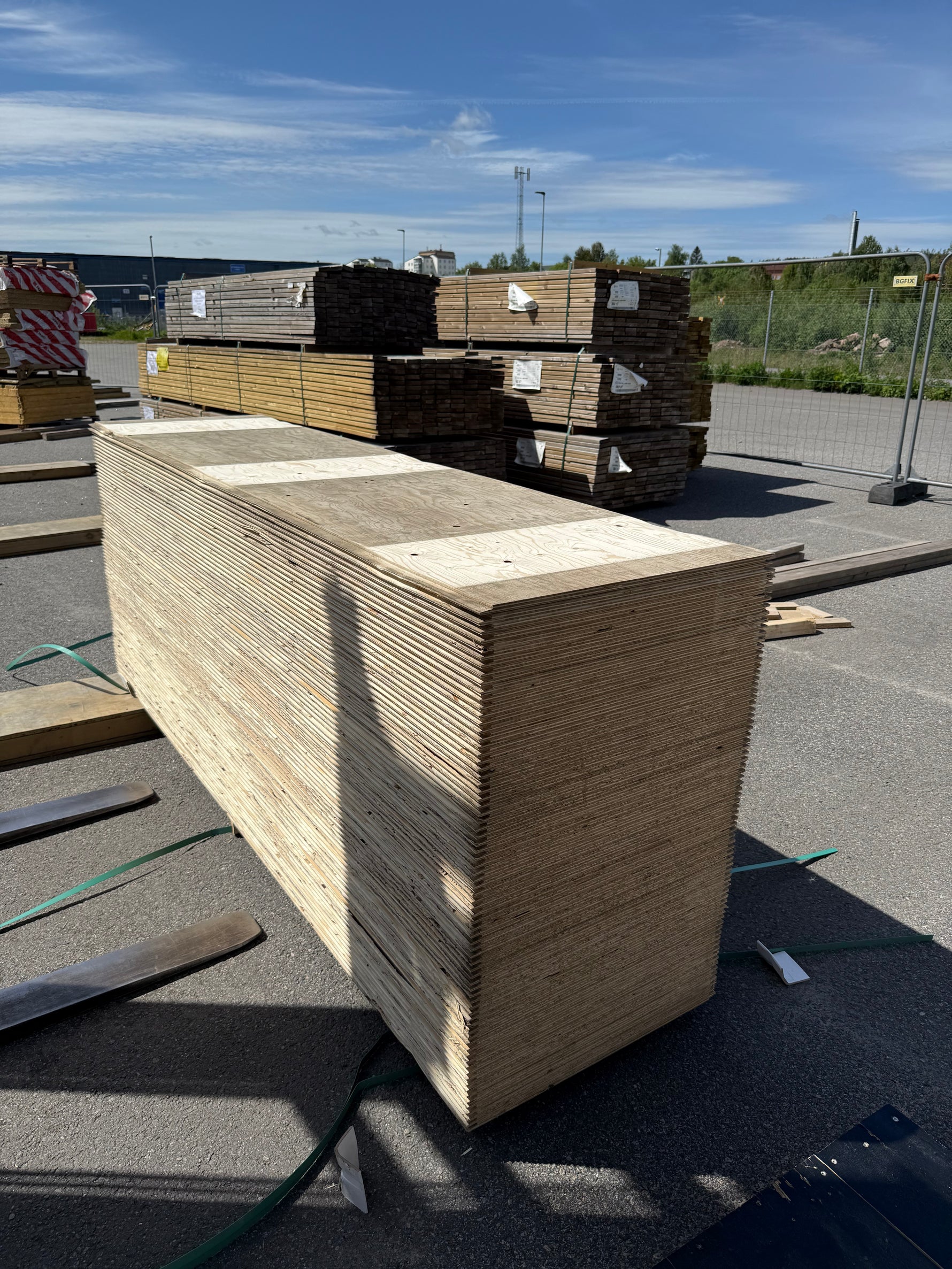 Parti WISA Wall Ergo Plywoodskivor 12mm (598x2400mm)