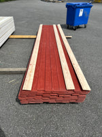 Paket Enkelfas Ändspont 22x120mm 4,20m 102st Grundmålad